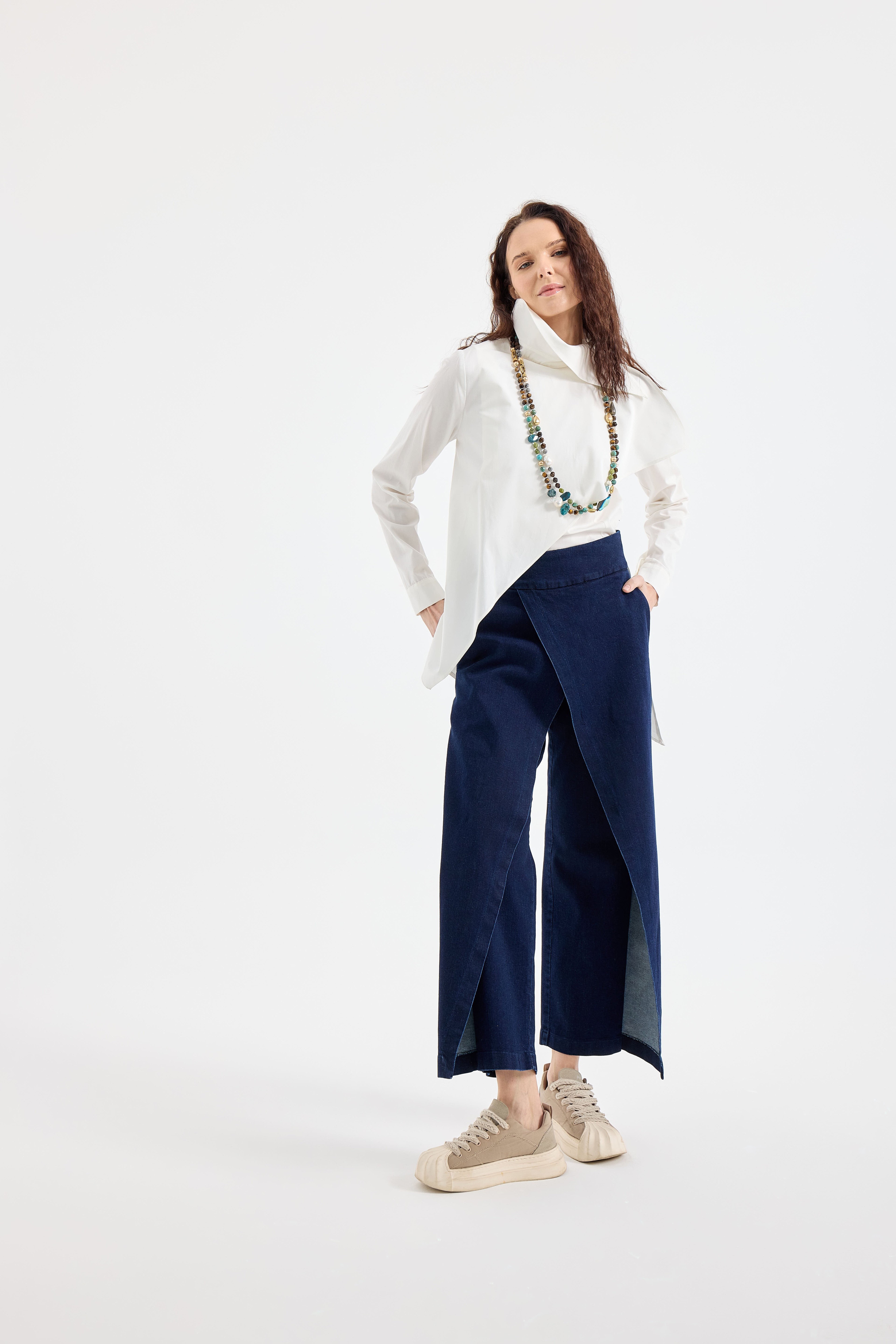 HİLAL OĞUZKAN KAPAKLI PANTALON 9073B