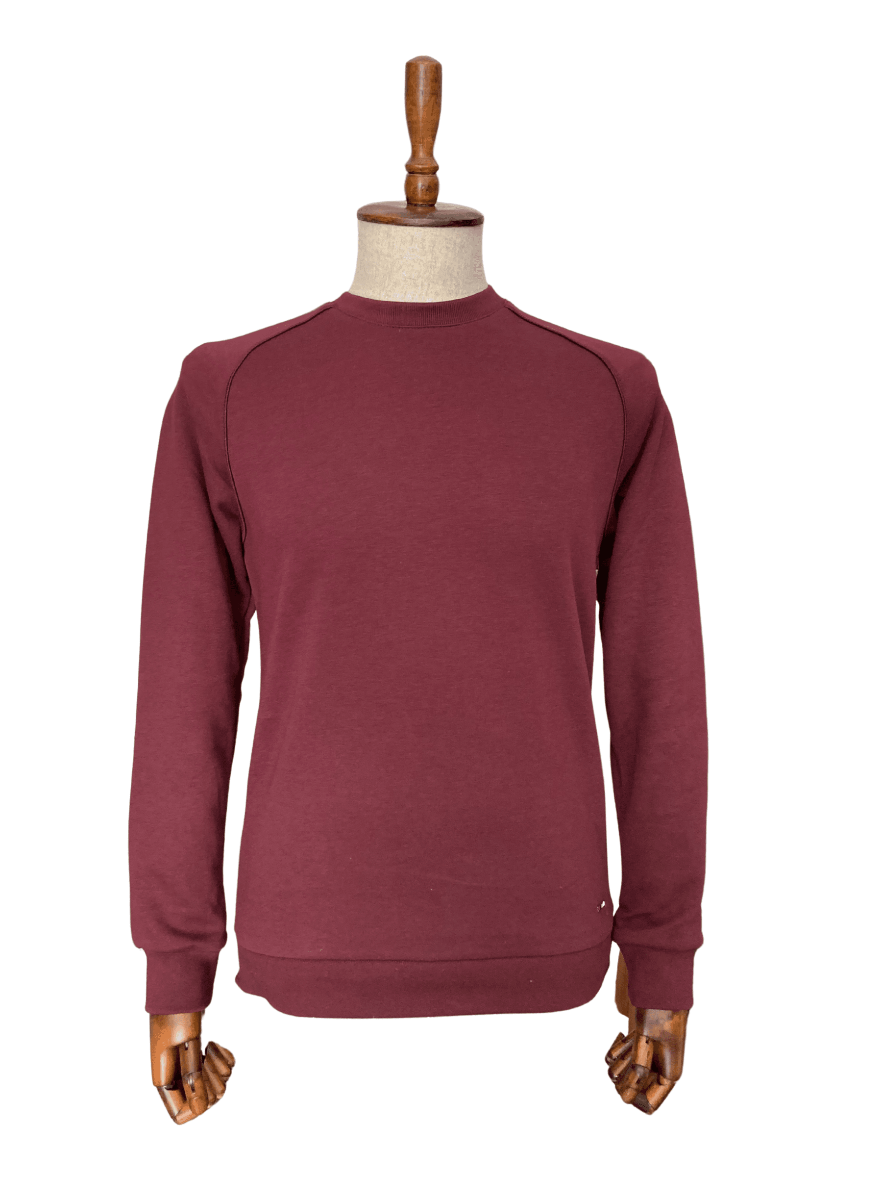 Unisex Kapüşonsuz Sweat - Bordo