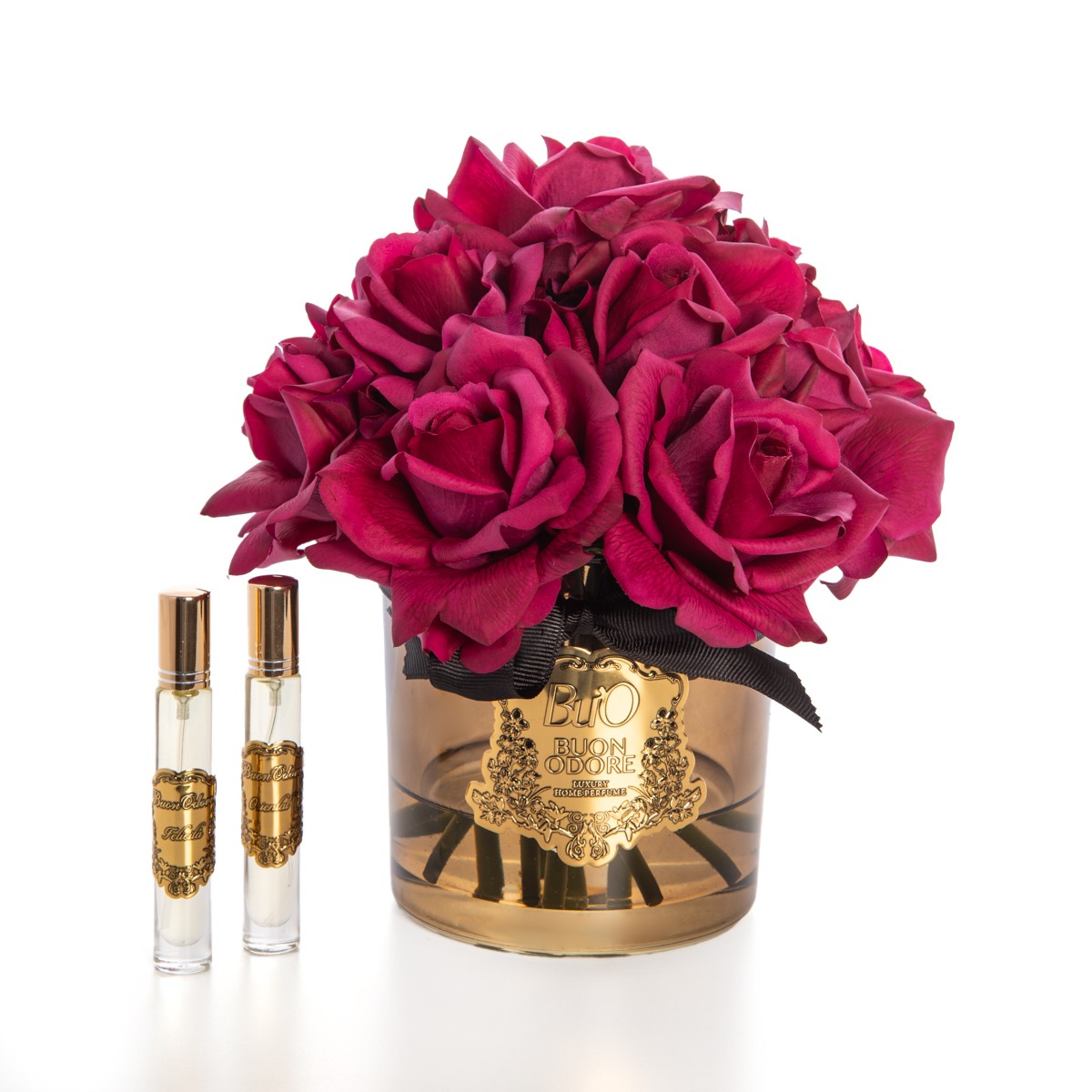Amber Cam Gold 14 Gül Luxury Home Perfume - bordo
