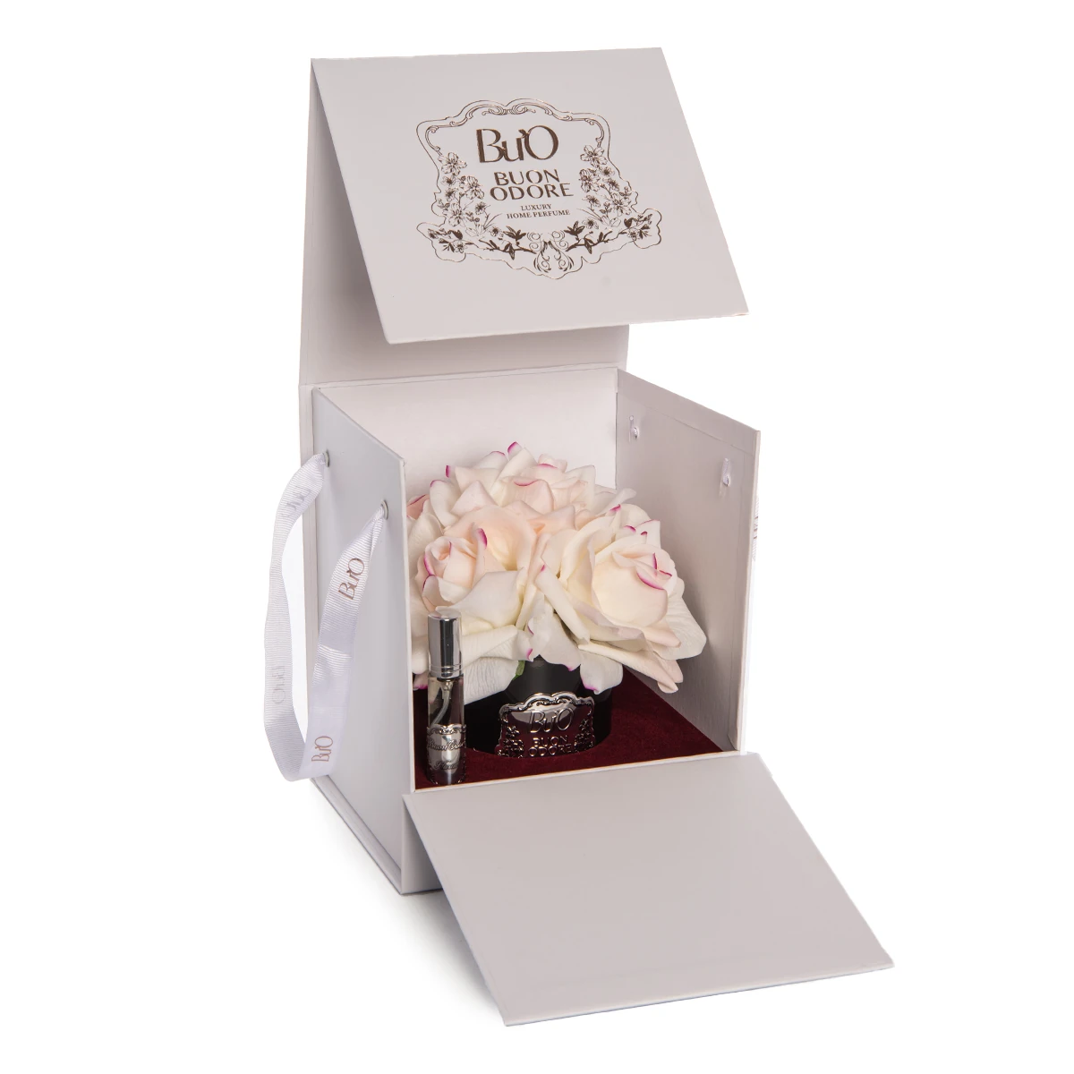 Siyah Cam Sılver 5 Gül Luxury Home Perfume