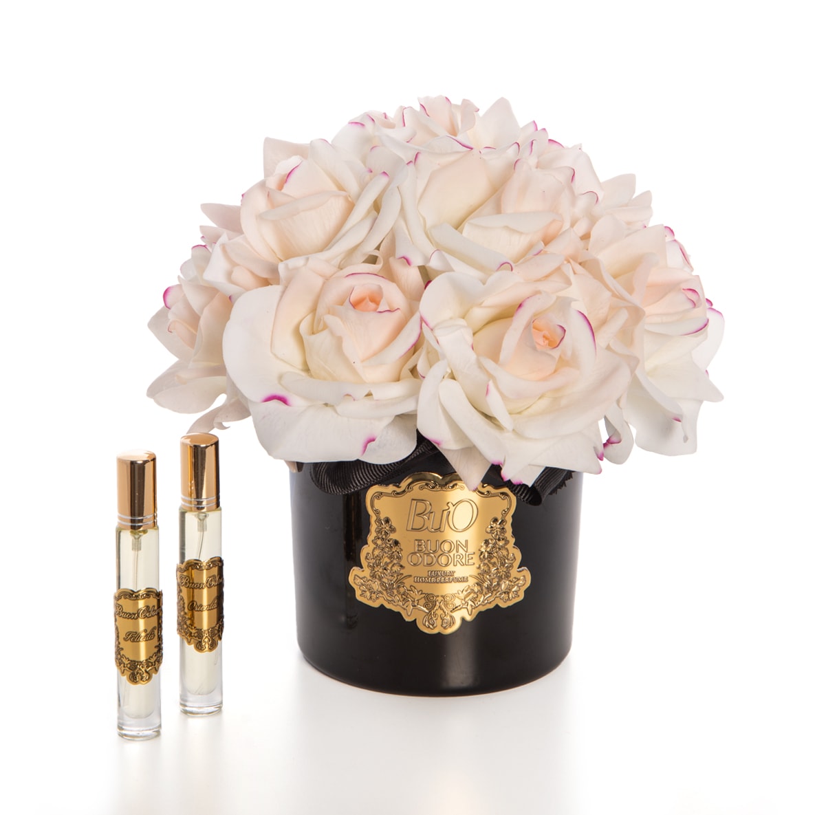 Siyah Cam Gold 14 Gül Luxury Home Perfume