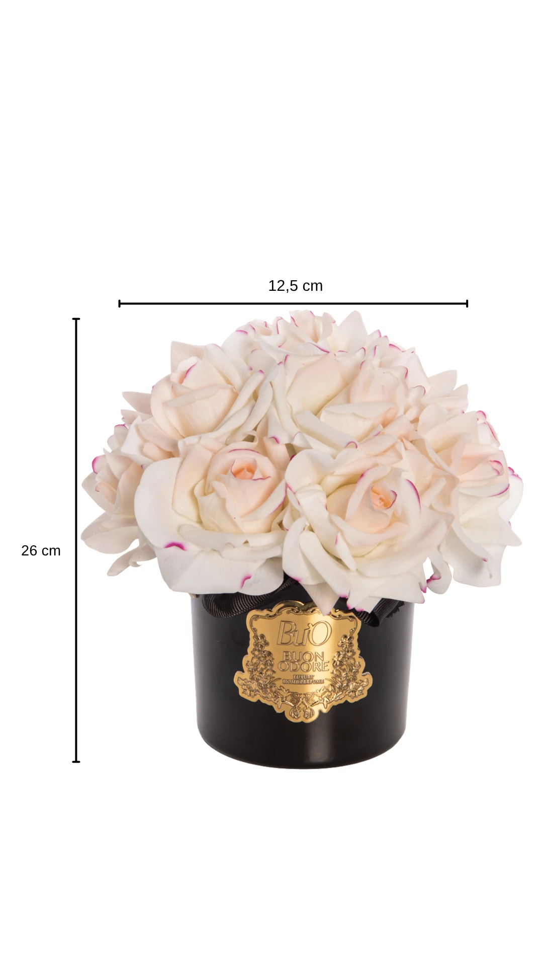 Siyah Cam Gold 14 Gül Luxury Home Perfume