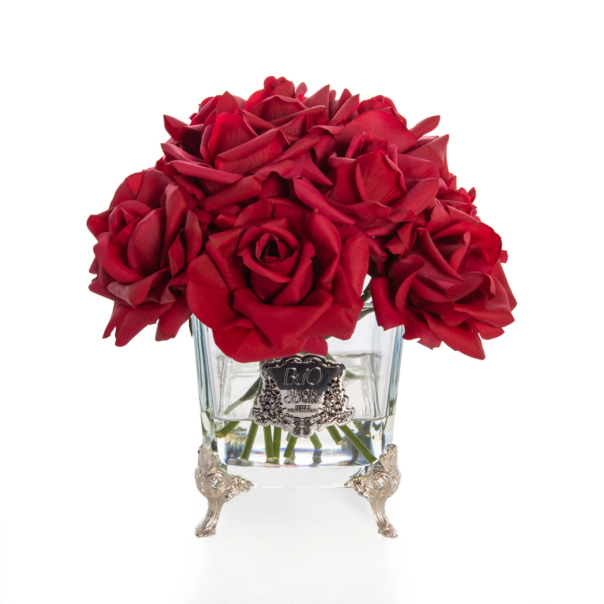 Pirinç Ayaklı Cam Silver 13 Gül Luxury Home Perfume