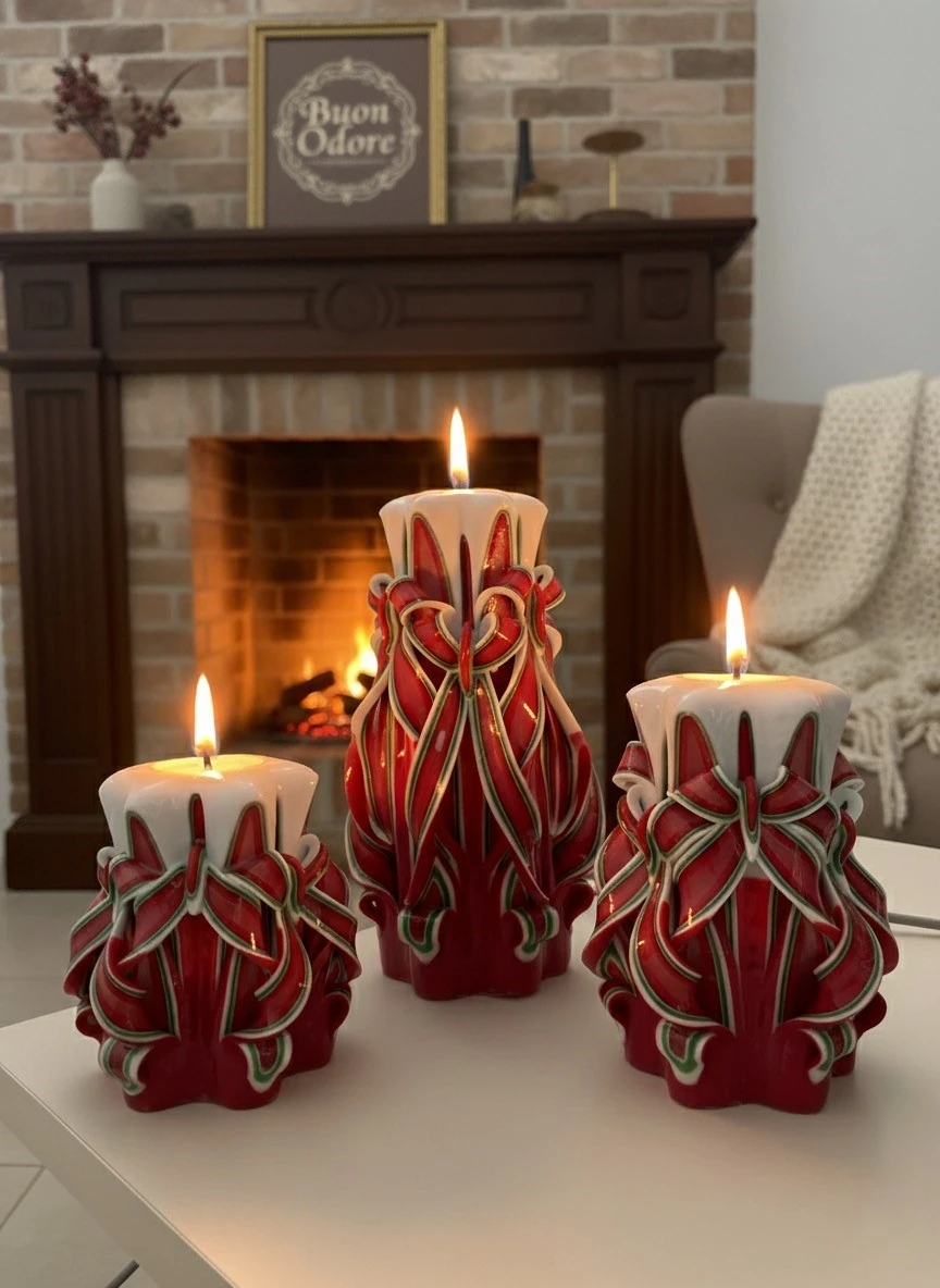 KIRMIZI-YEŞİL FİYONK MUM 