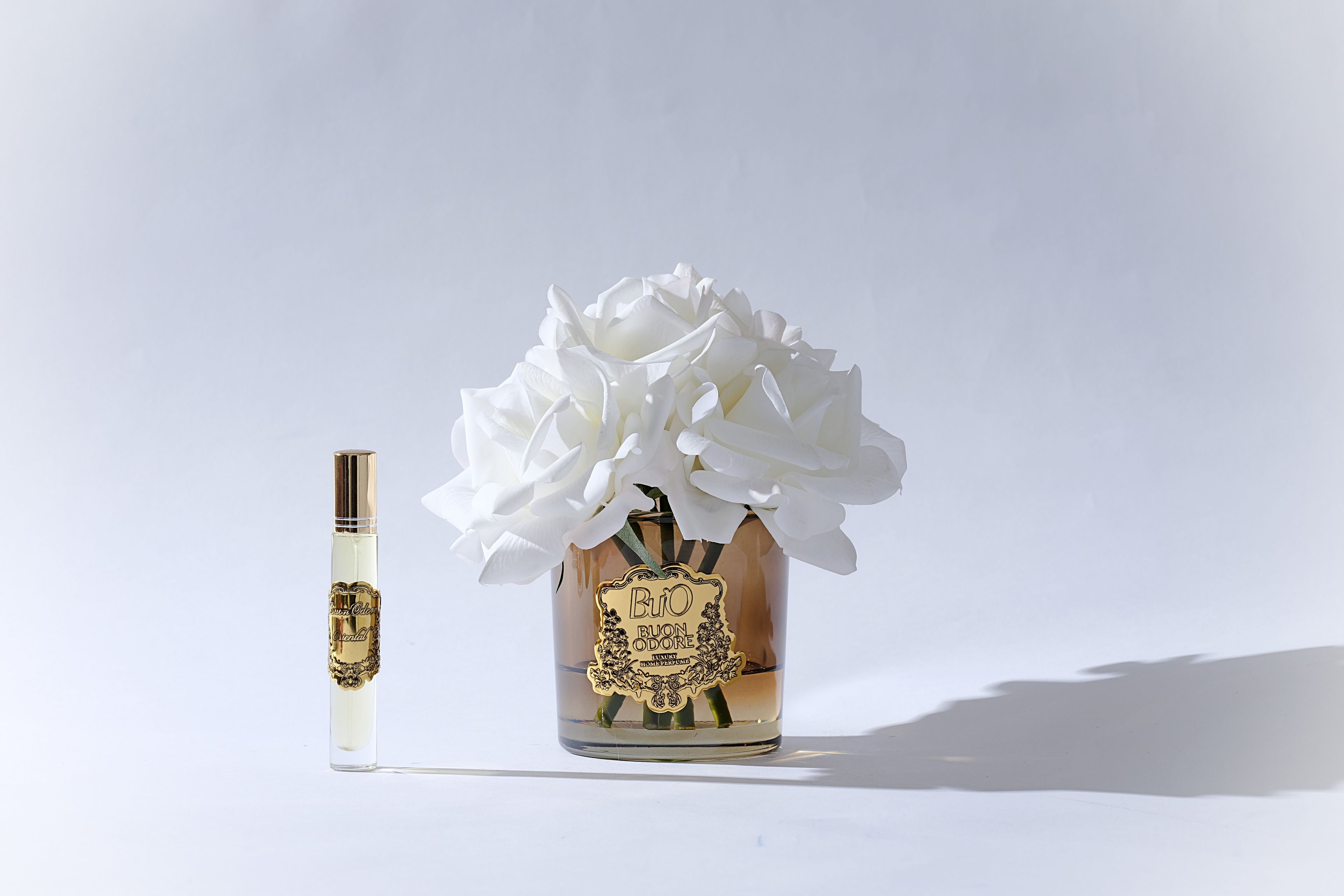 Amber Cam Gold 5 Gül Luxury Home Perfume - beyaz