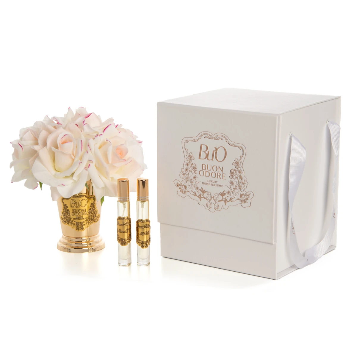 Yuvarlak Gold Pirinç 7 Gül Luxury Home Perfume