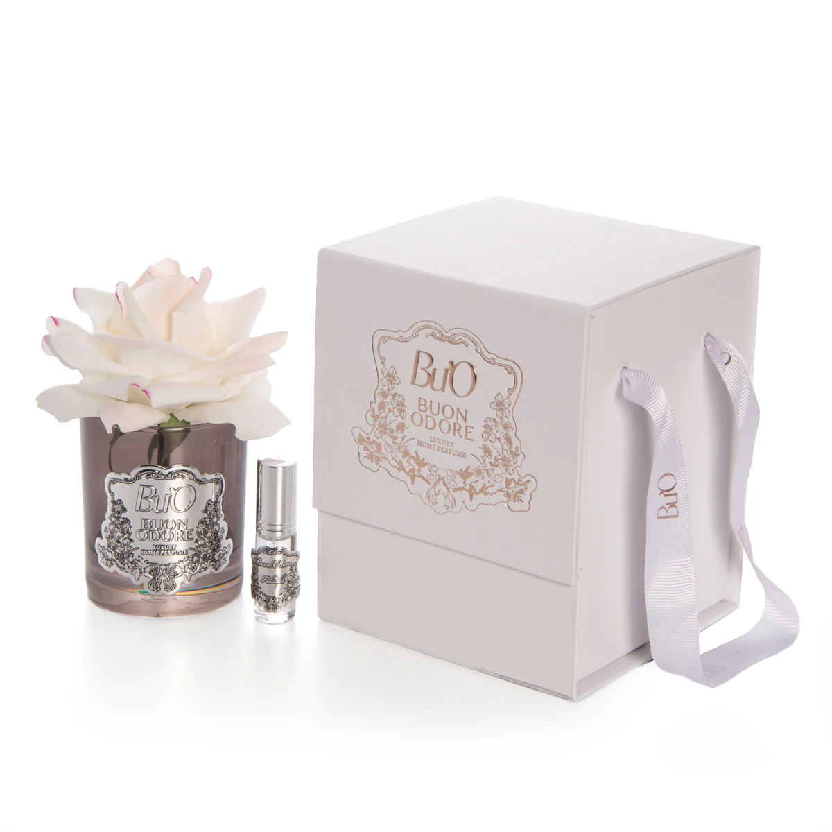 Füme Cam Silver Tek Gül Luxury Home Perfume