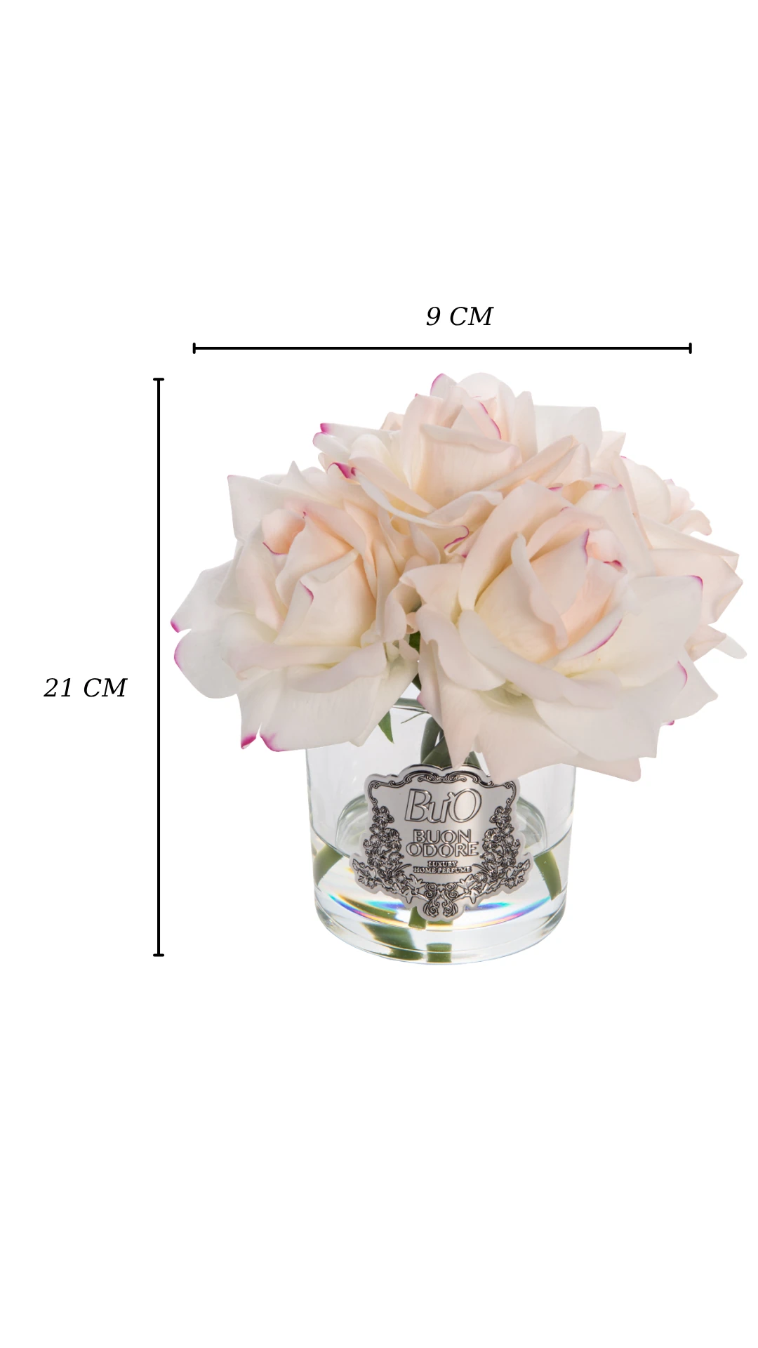 Cam Silver 5 Gül Luxury Home Perfume