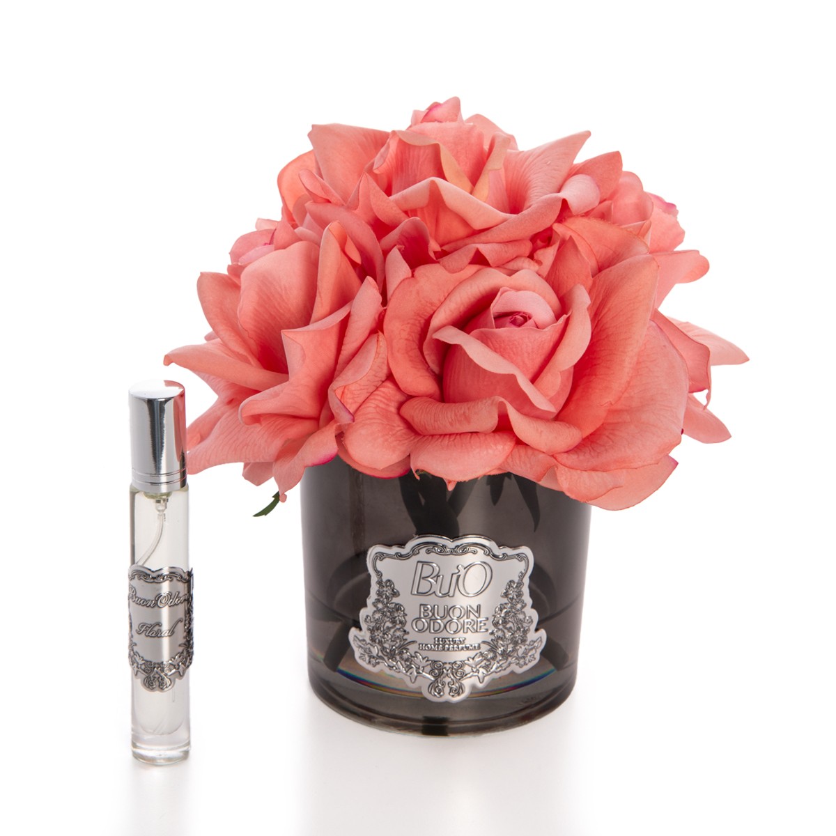 Füme Cam Silver 5 Gül Luxury Home Perfume - mercan