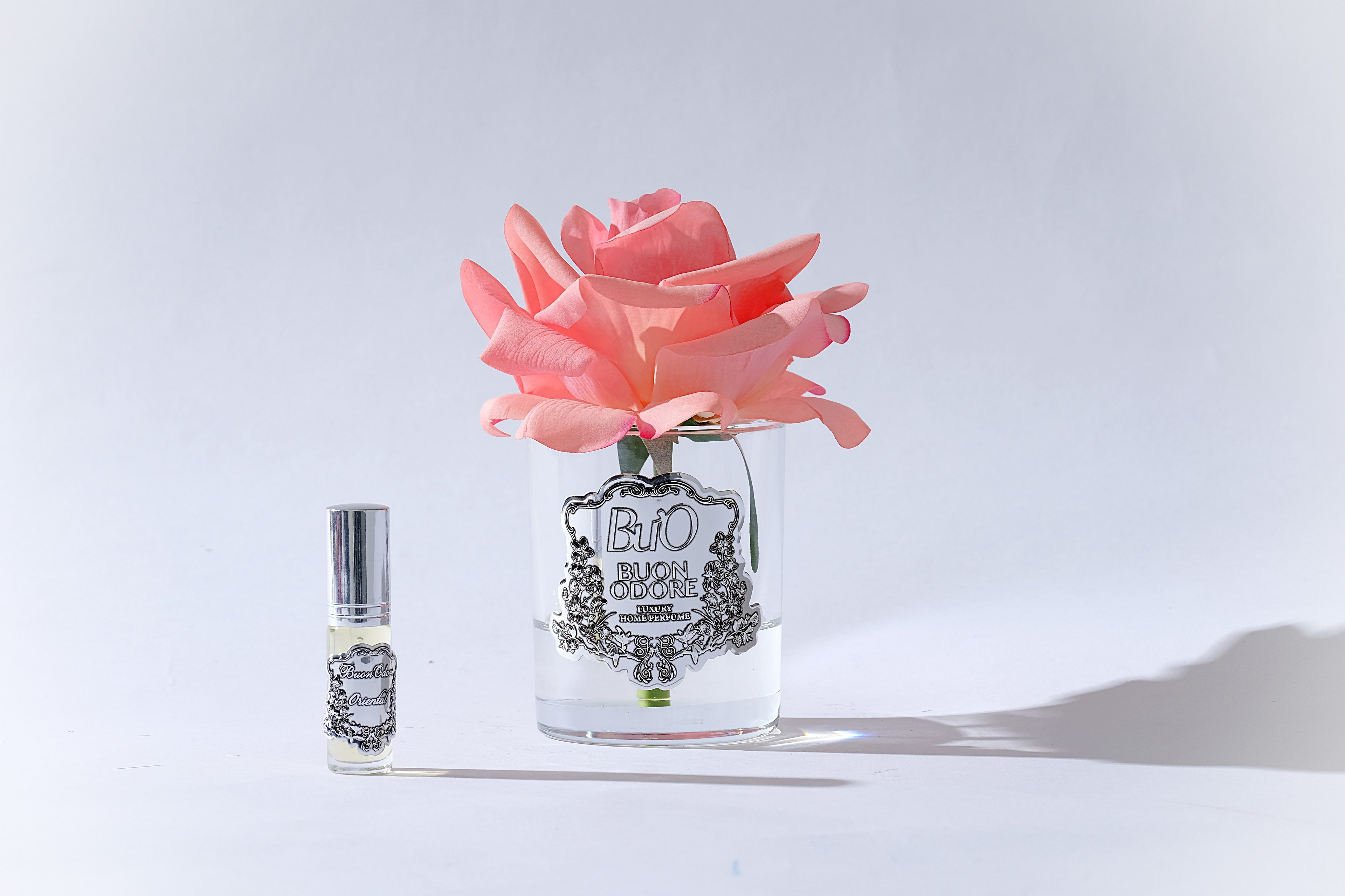 Cam Silver Tek Gül Luxury Home Perfume - mercan