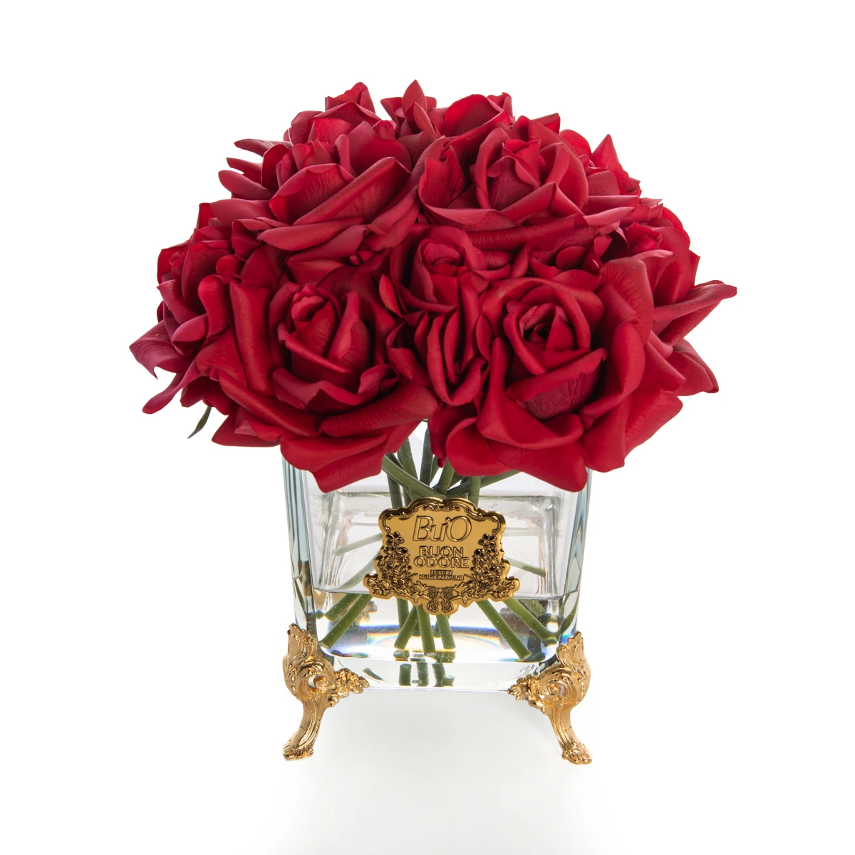 Pirinç Ayaklı Cam Gold 13 Gül Luxury Home Perfume