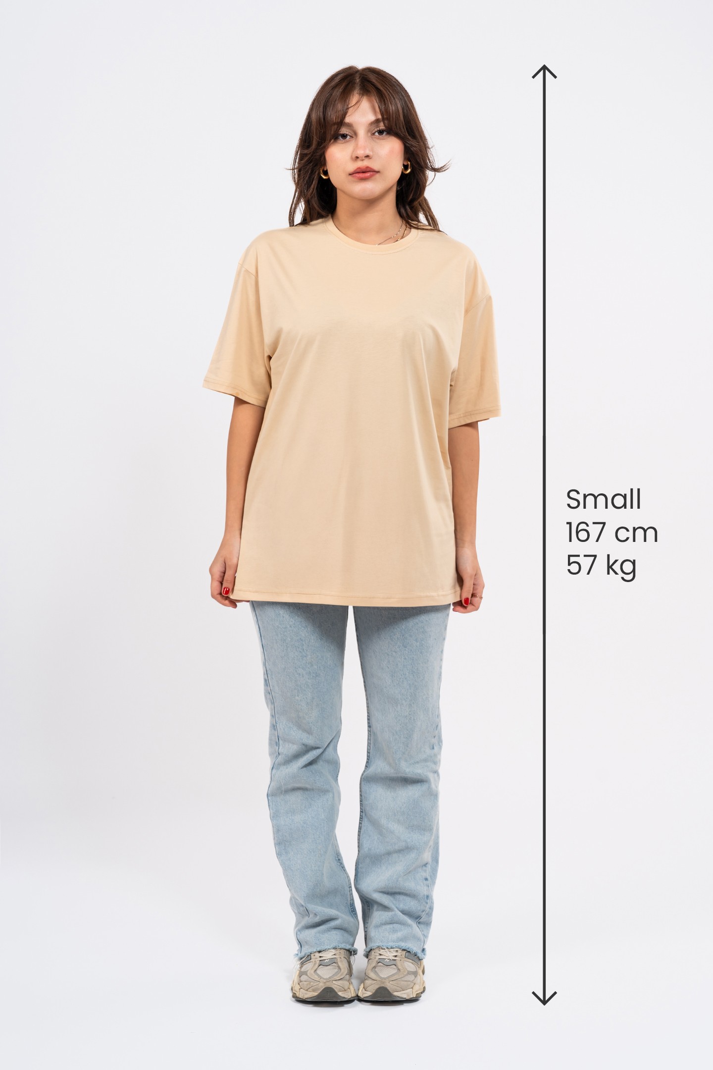 Oversize Run The Streets Baskılı Tshirt