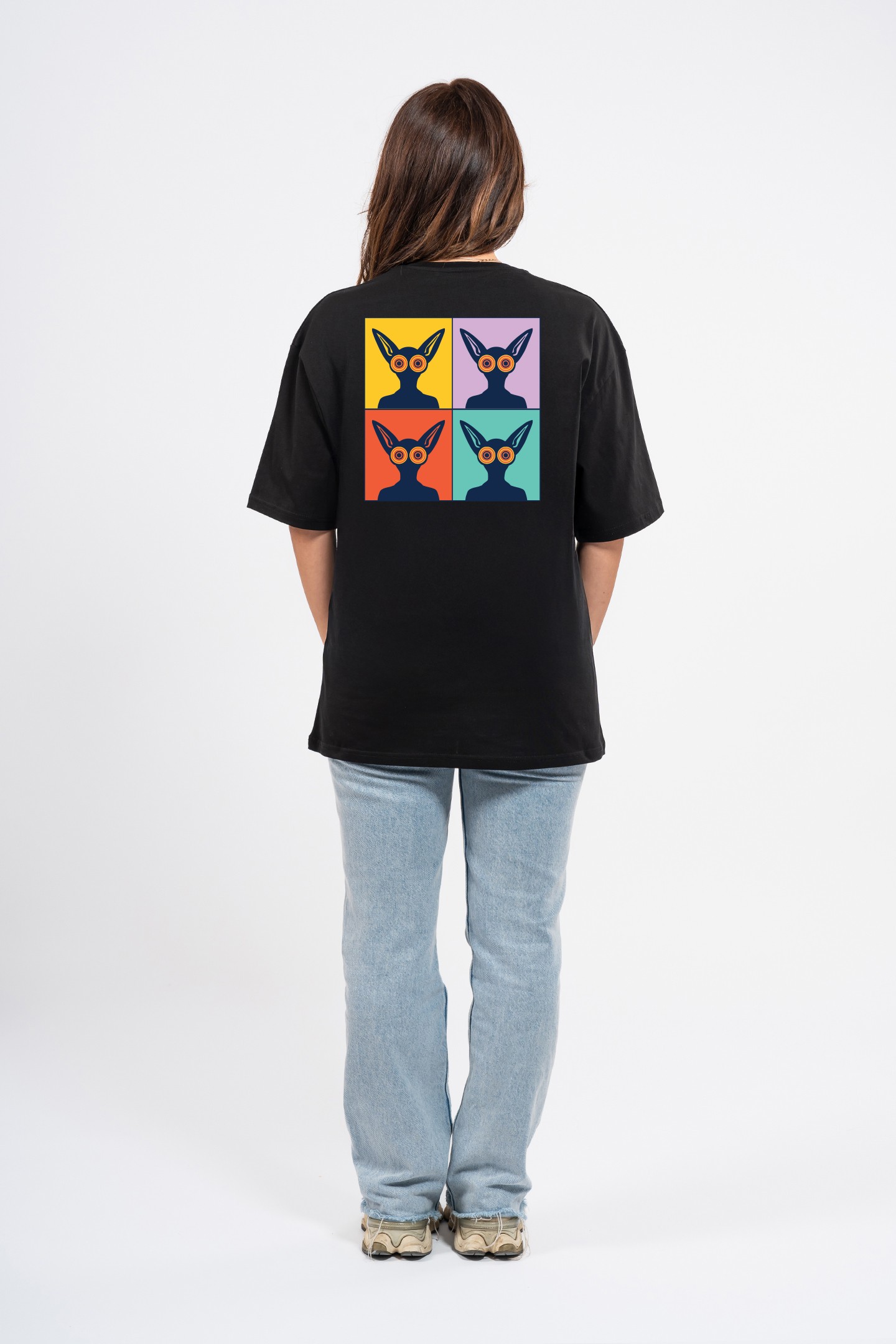 Oversize Darko Baskılı Tshirt