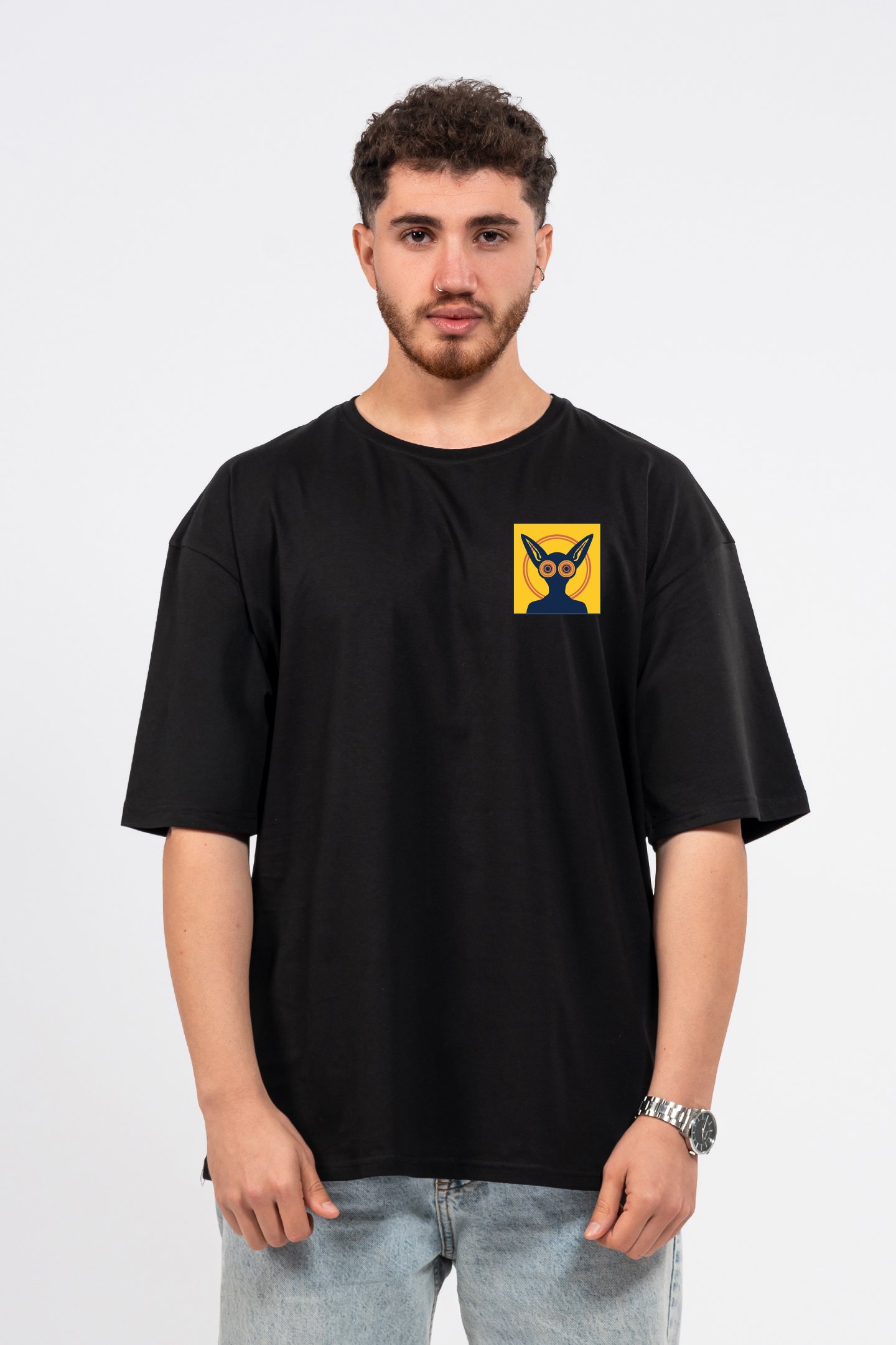 Oversize Darko Baskılı Tshirt