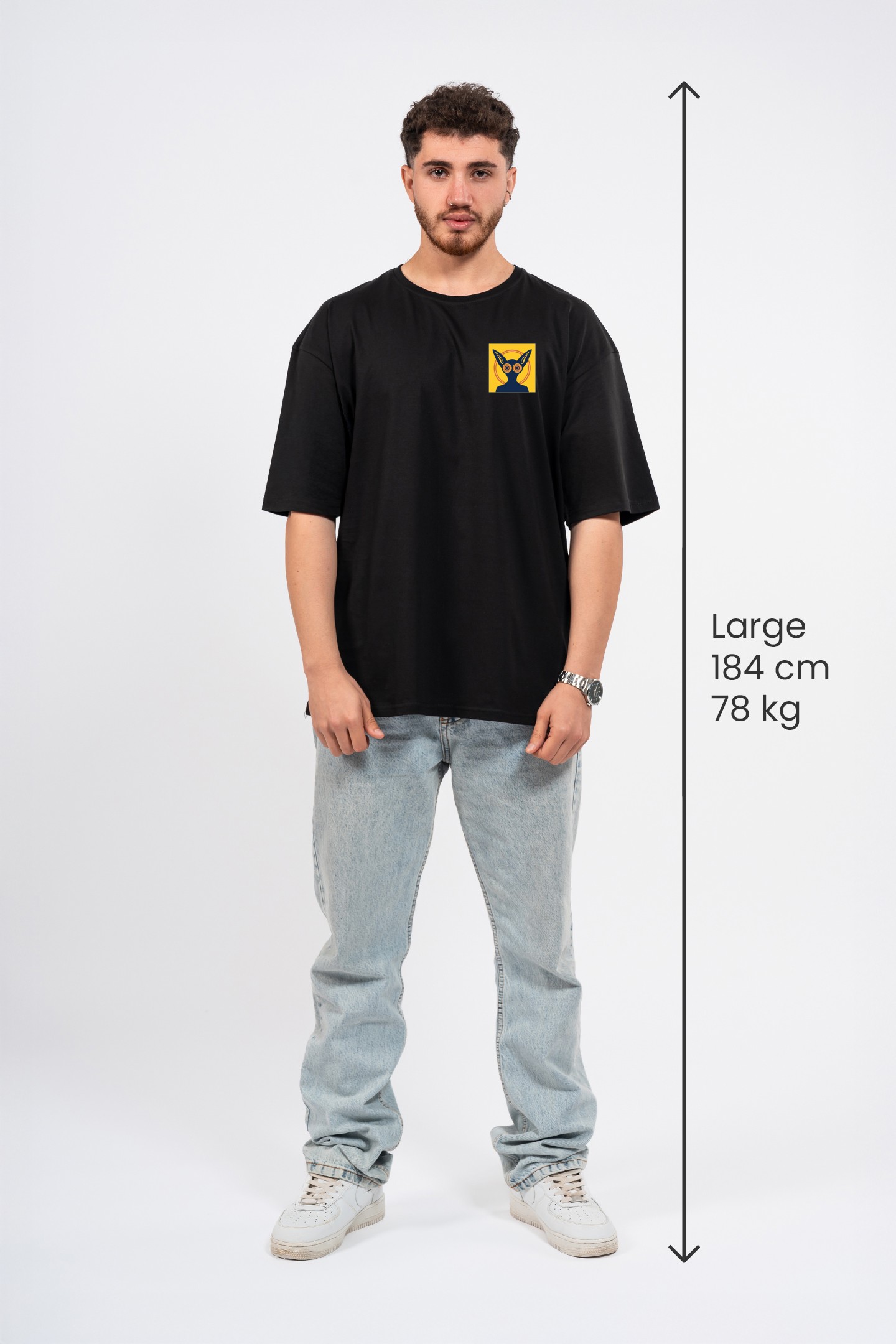Oversize Darko Baskılı Tshirt