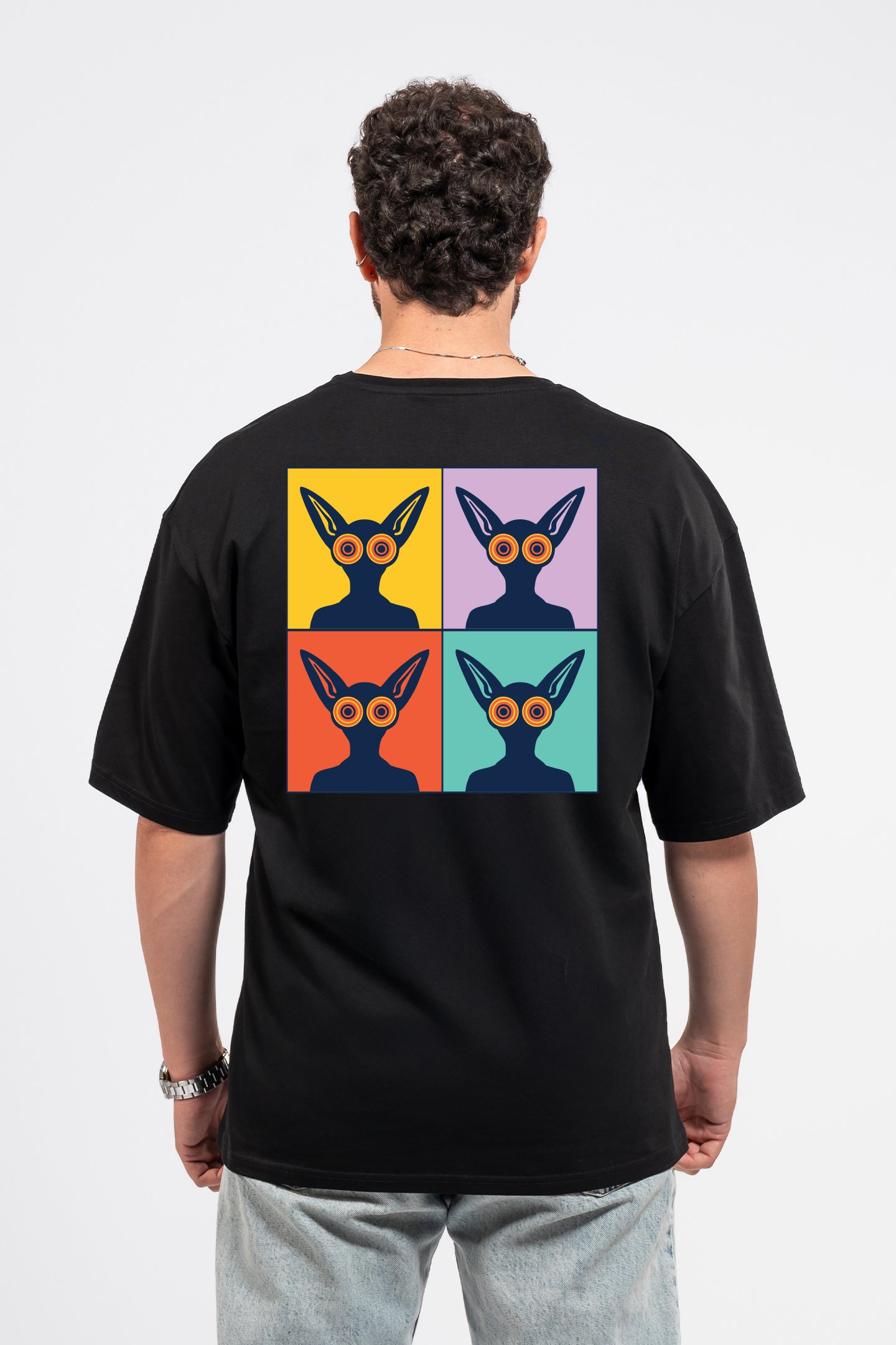 Oversize Darko Baskılı Tshirt