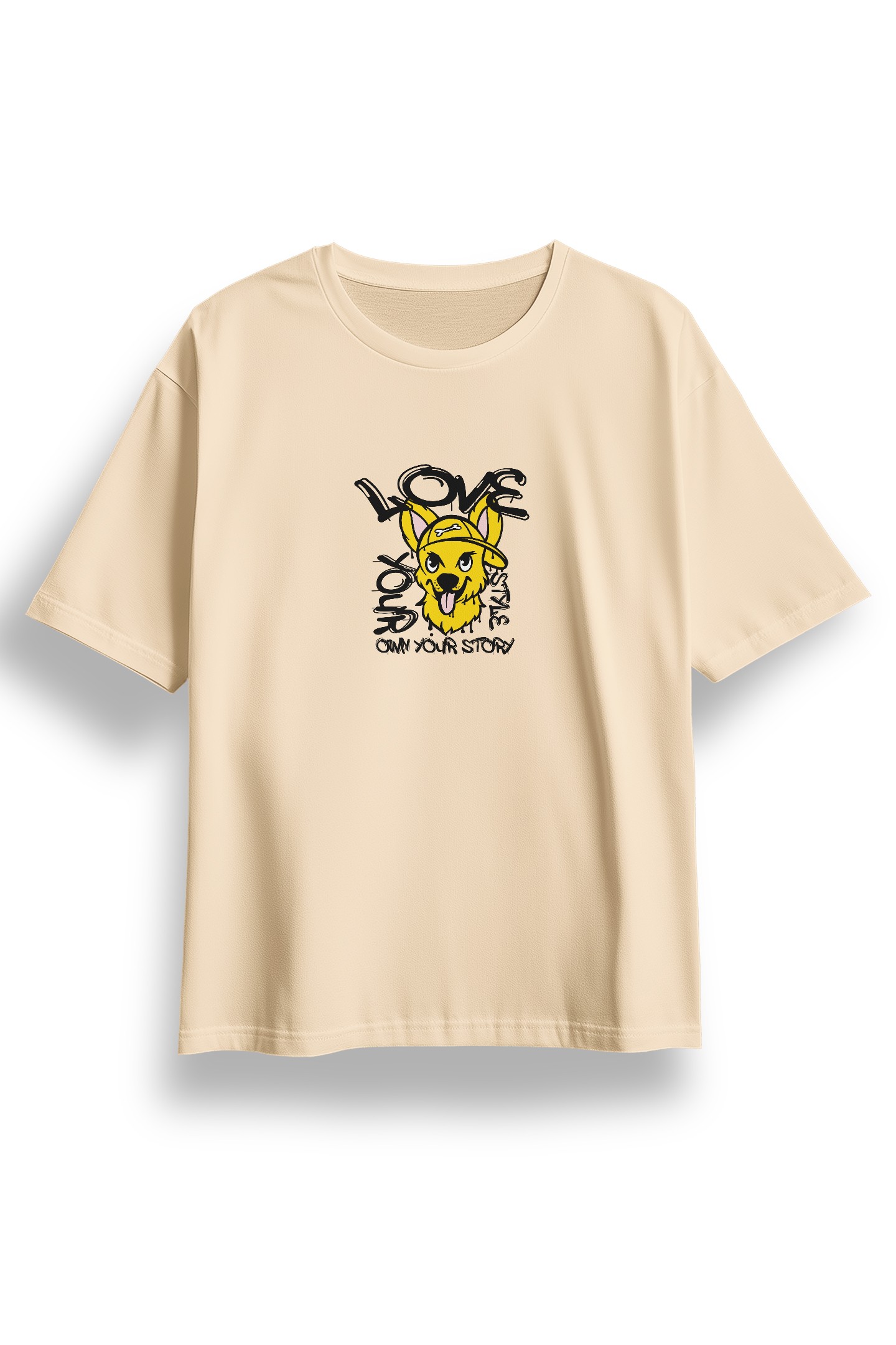 Oversize Your Style Baskılı Tshirt