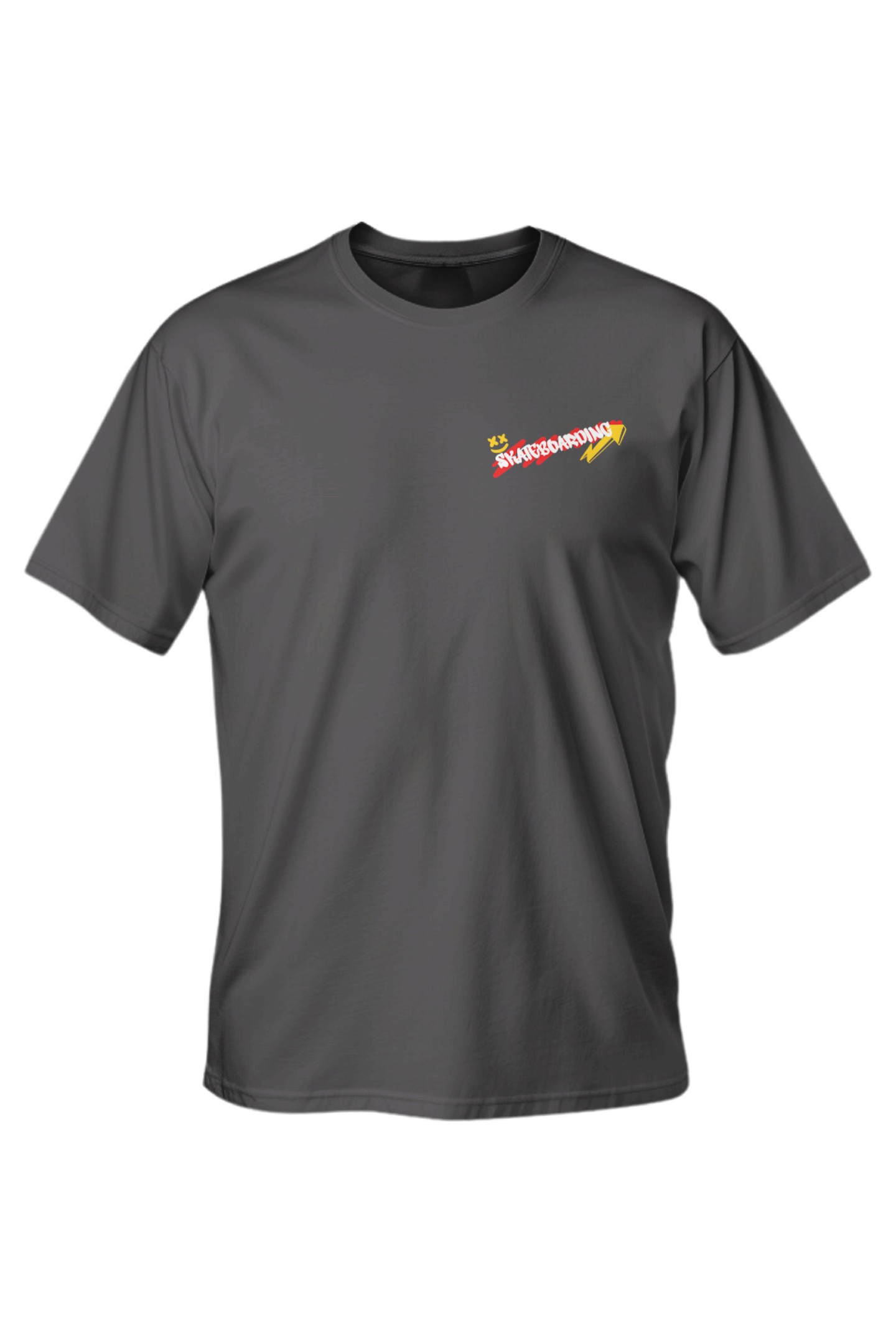 Regular Skateboarding Baskılı T-Shirt