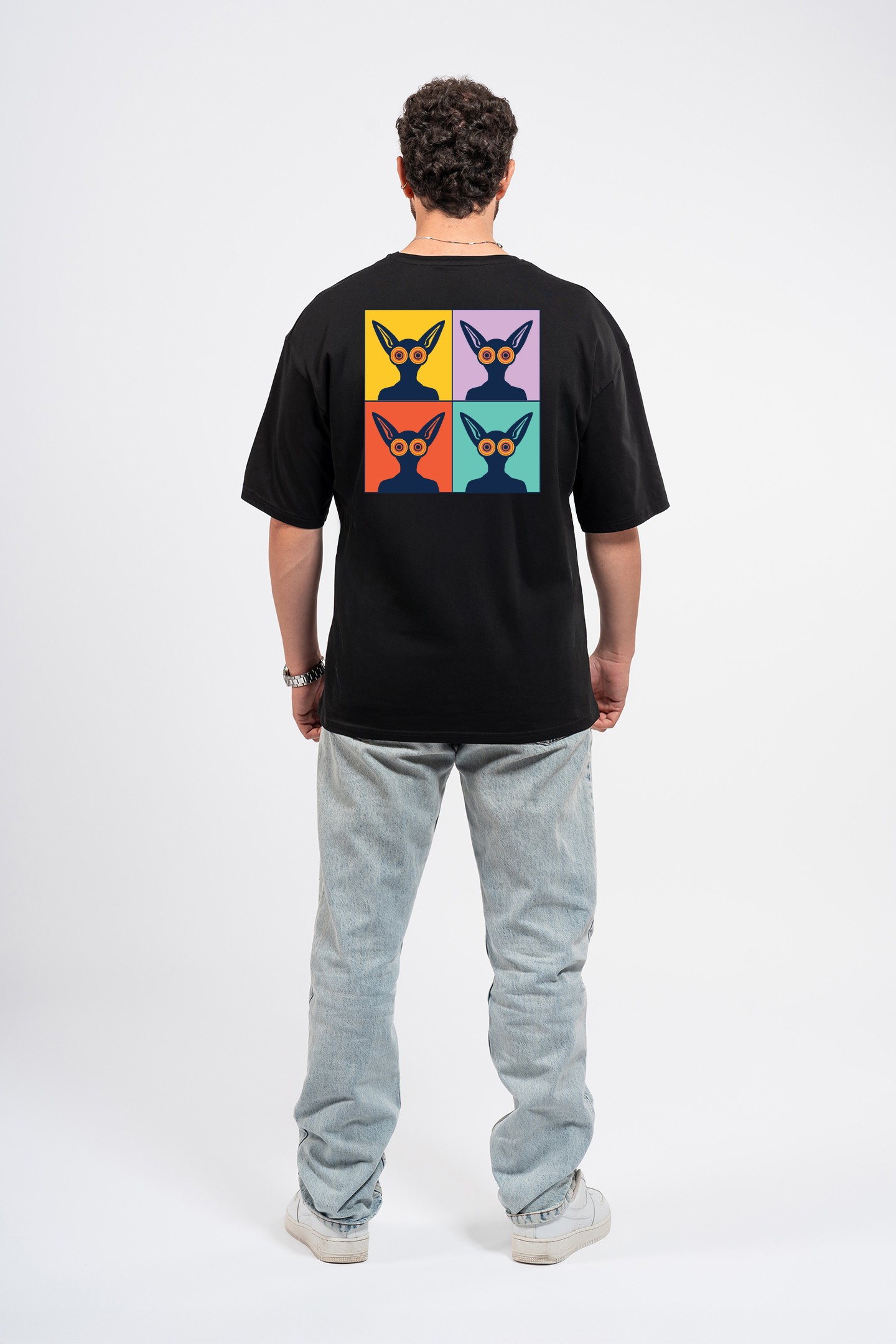 Oversize Darko Baskılı Tshirt