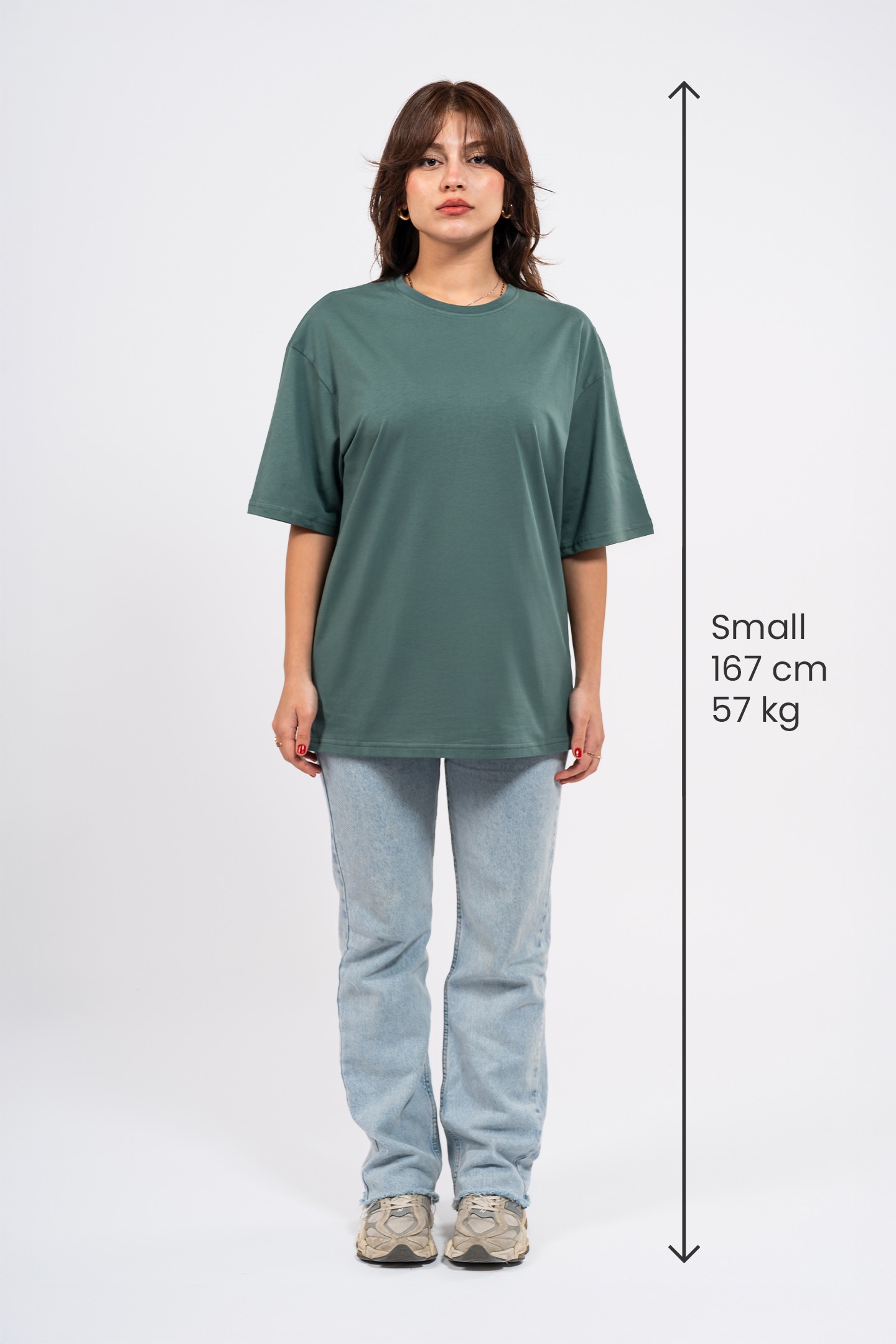Oversize Street Stars Baskılı Tshirt