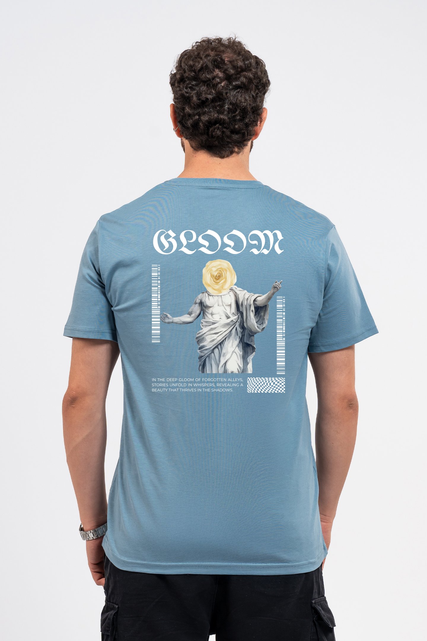 Regular Sırtta Bloom Baskılı Tshirt
