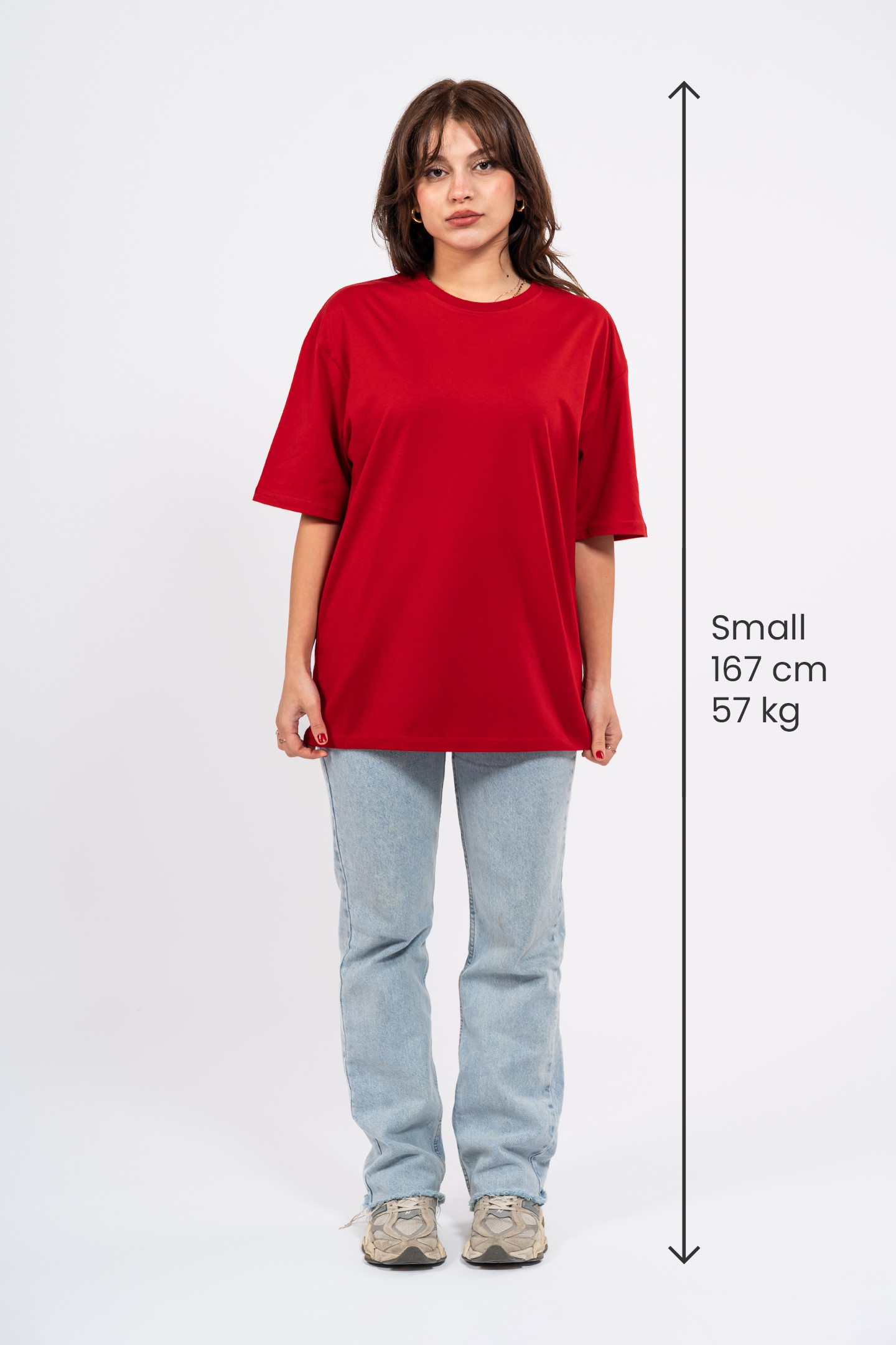 Oversize Attitude Baskılı Tshirt