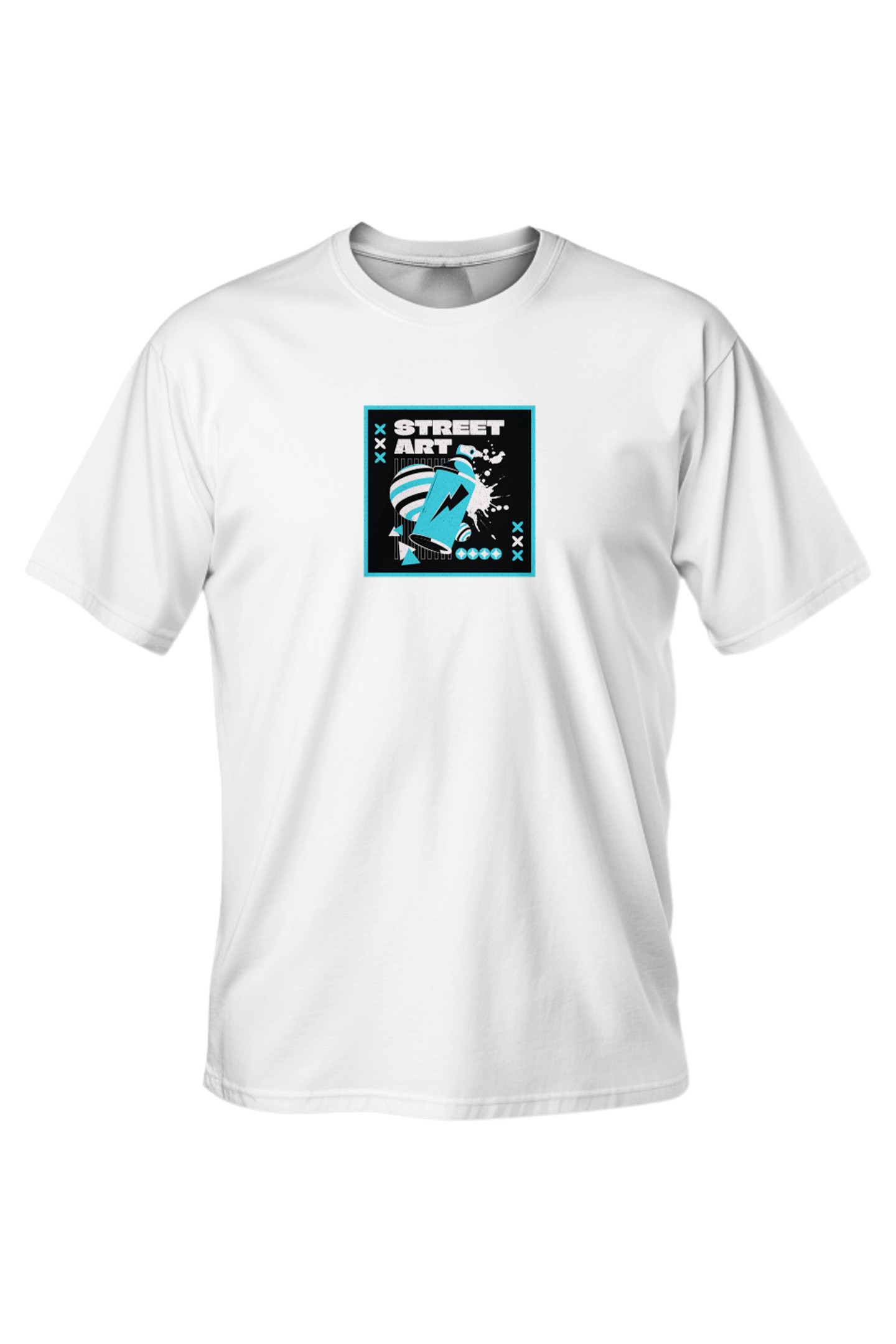 Regular Street Art Baskılı T-Shirt