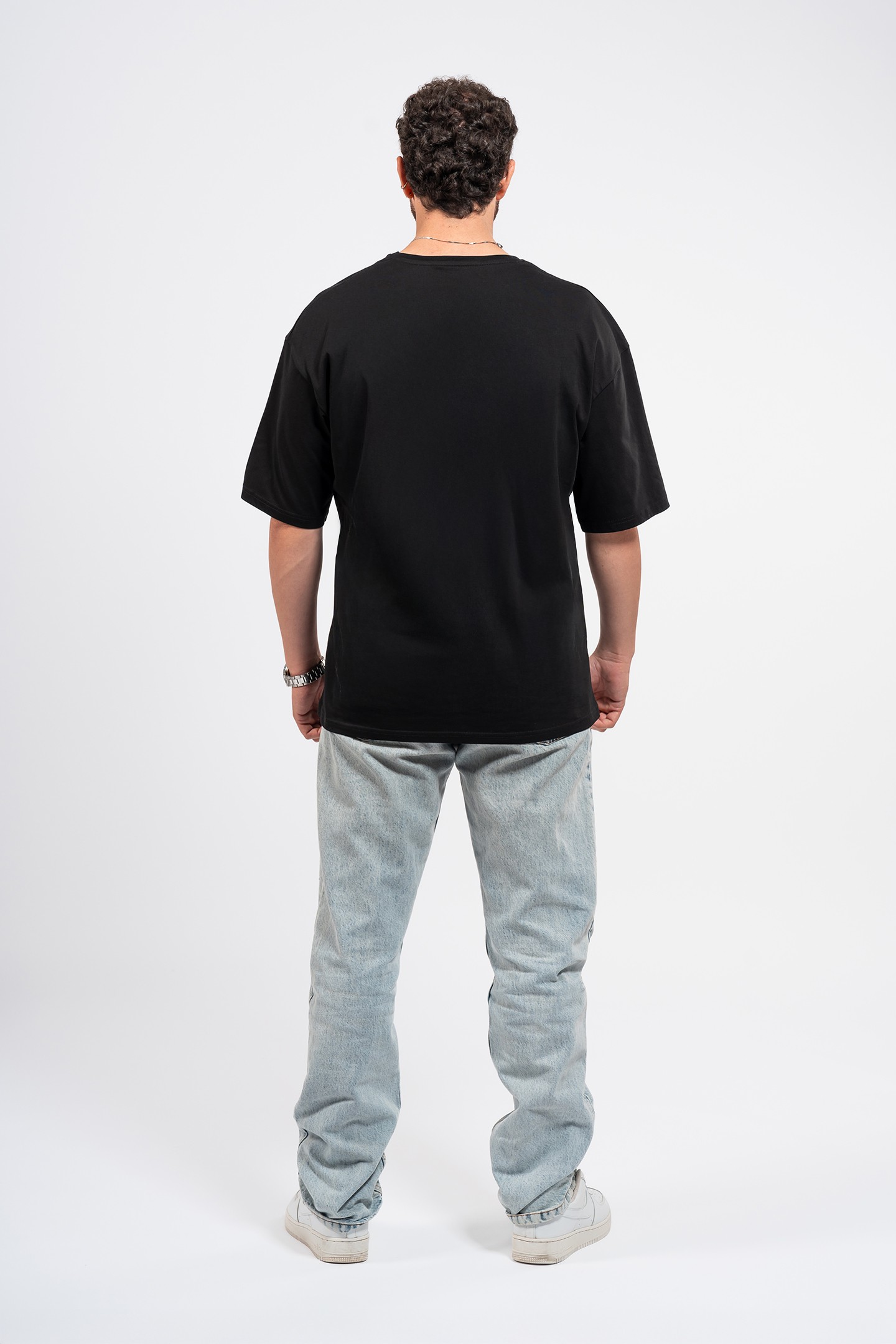Oversize Dali Baskılı Tshirt