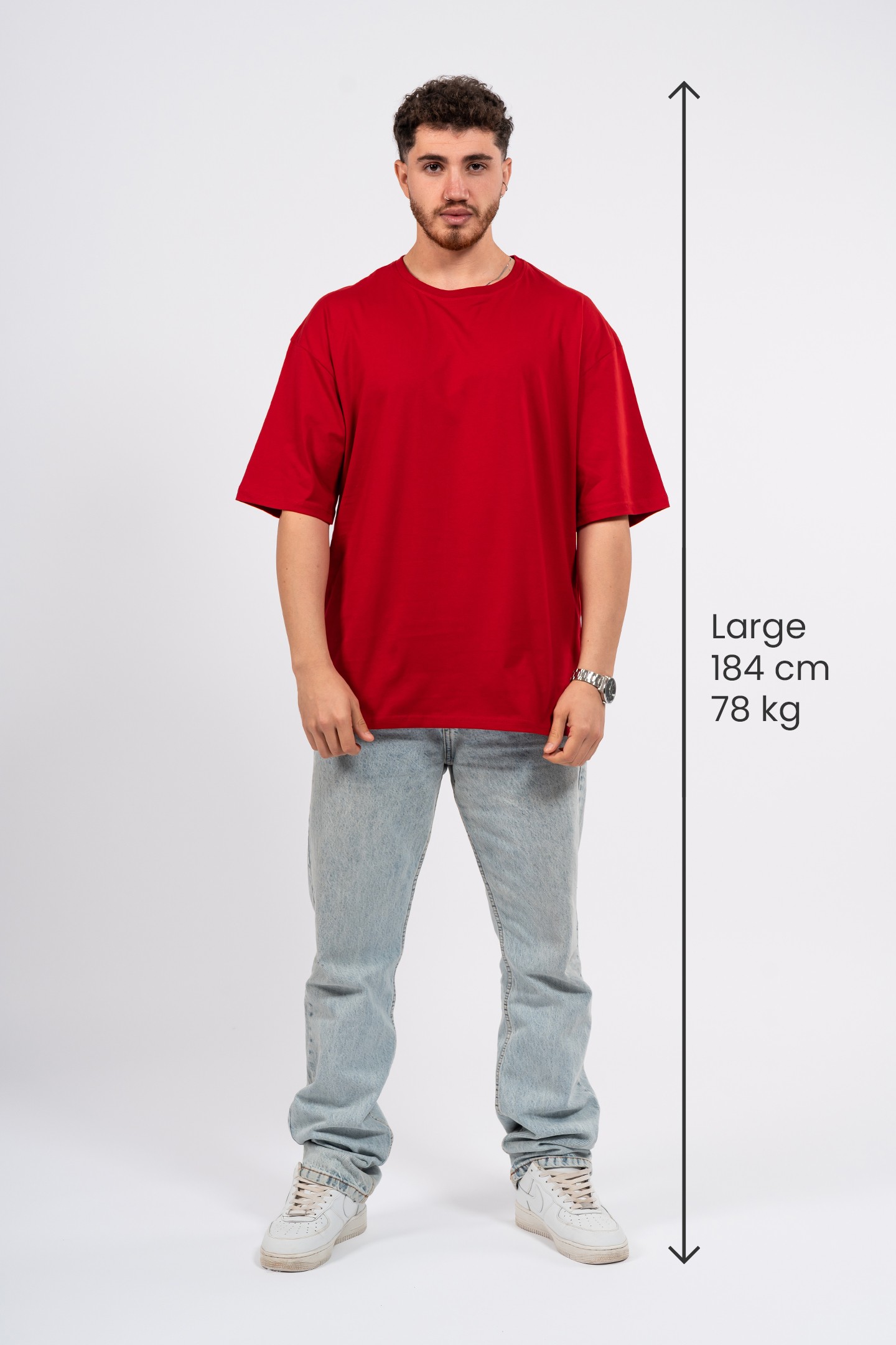 Oversize Attitude Baskılı Tshirt