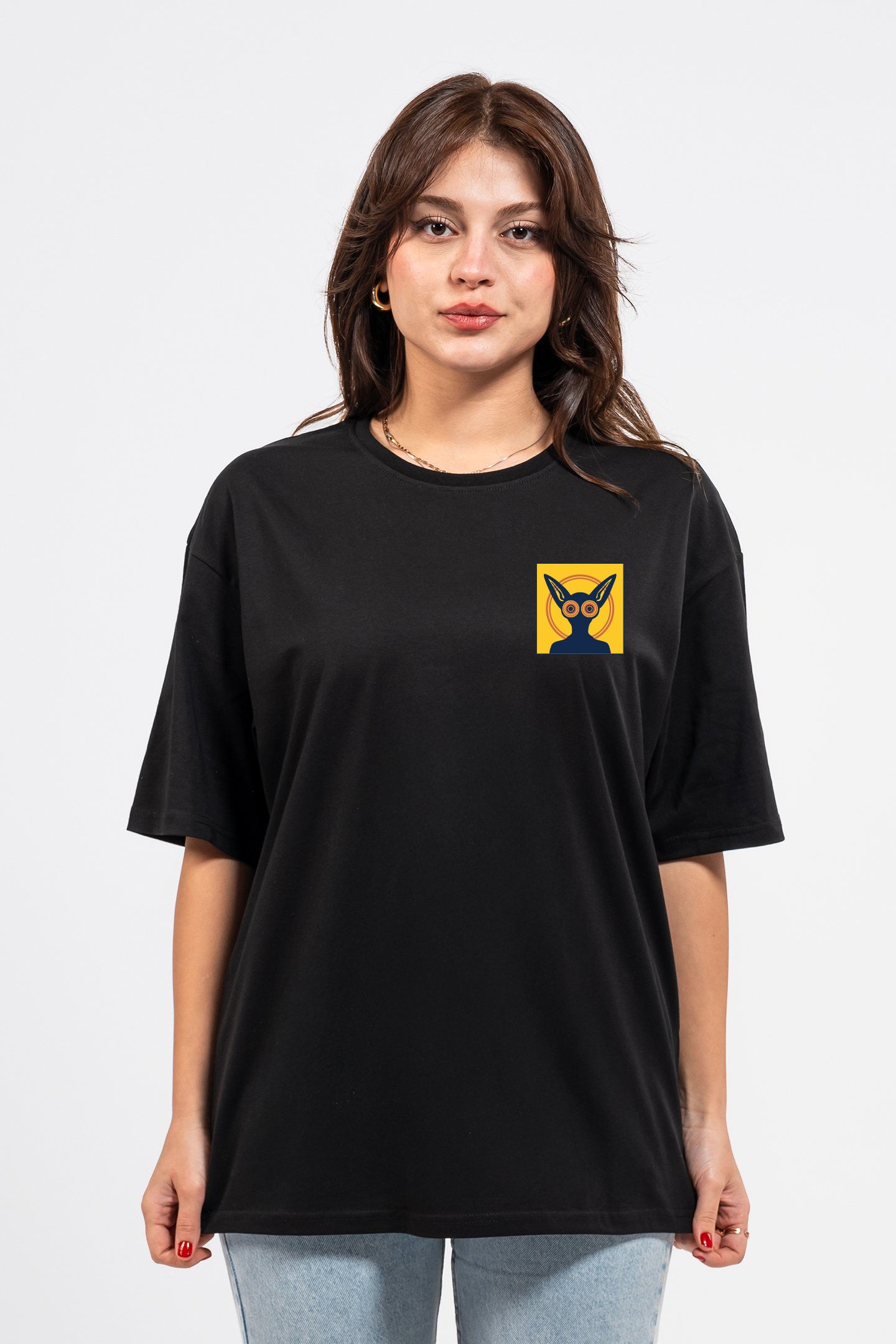 Oversize Darko Baskılı Tshirt