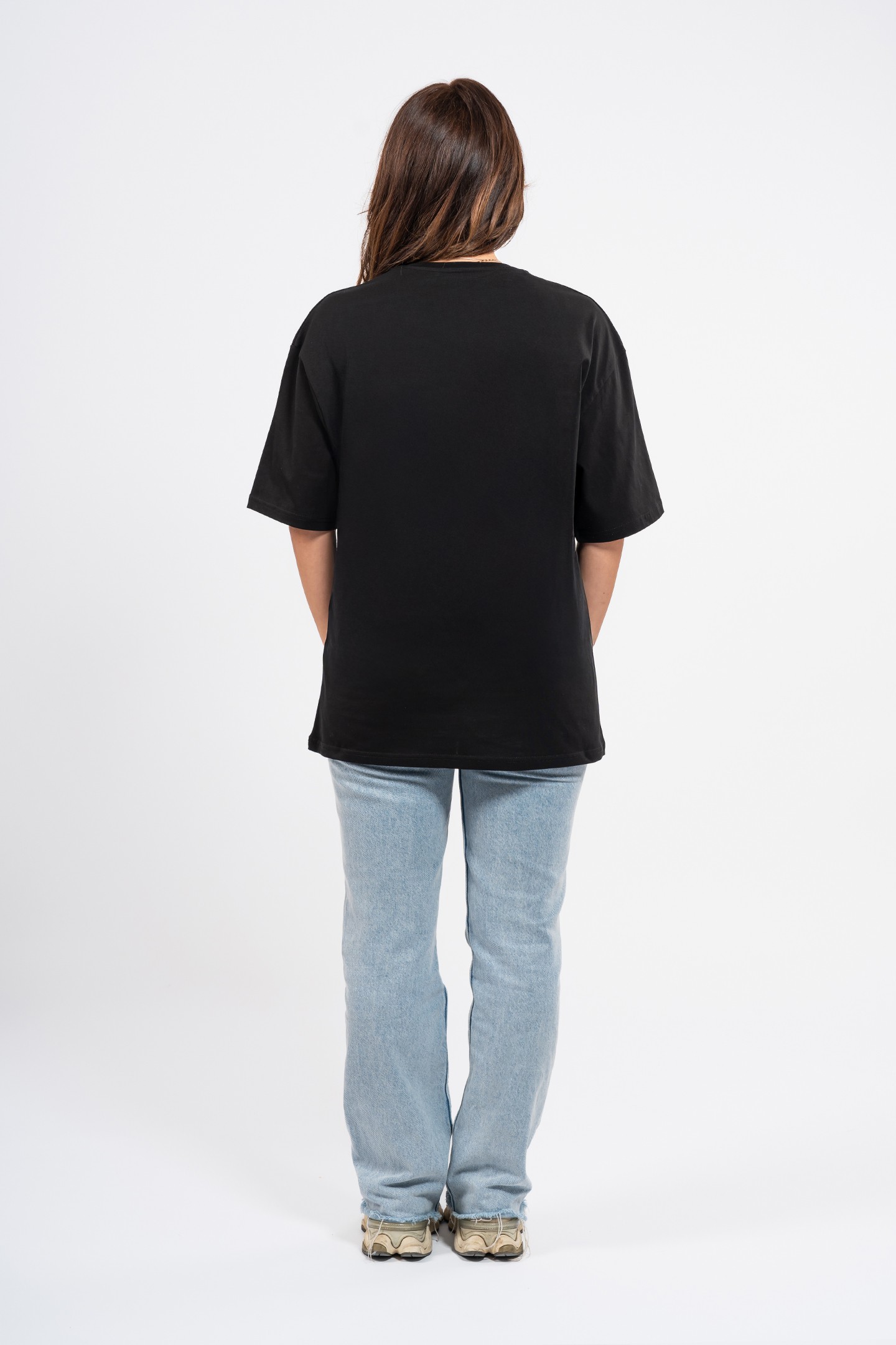 Oversize Dali Baskılı Tshirt