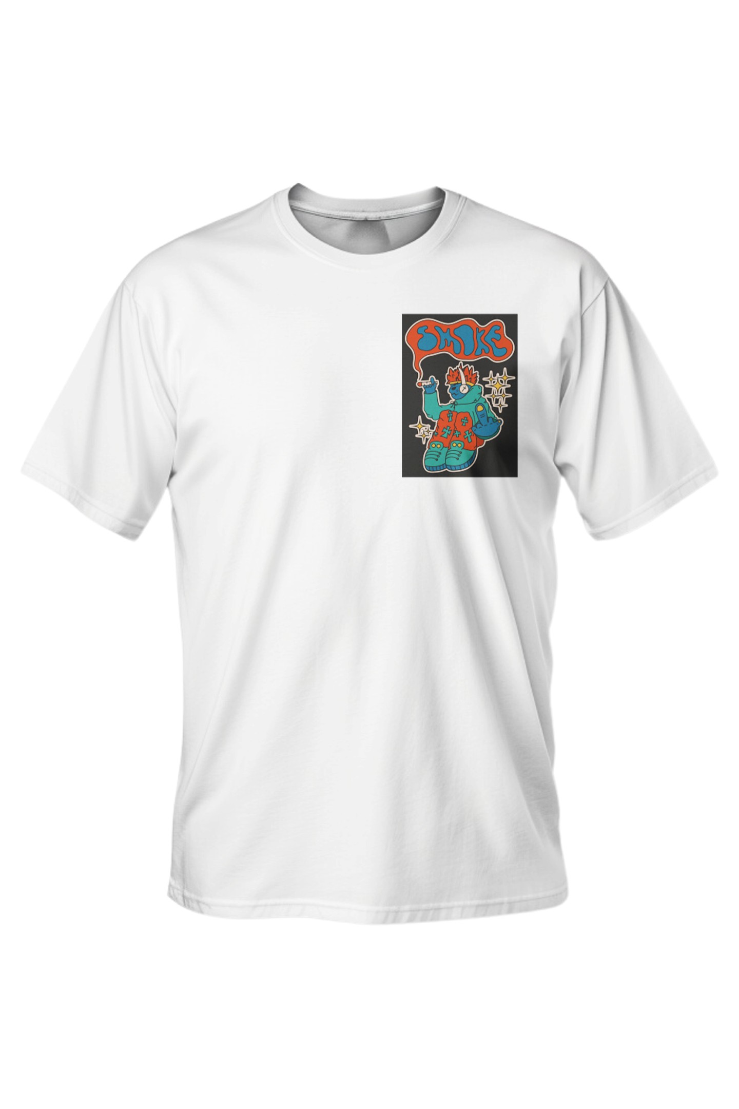Regular Dont Smoke Baskılı T-Shirt