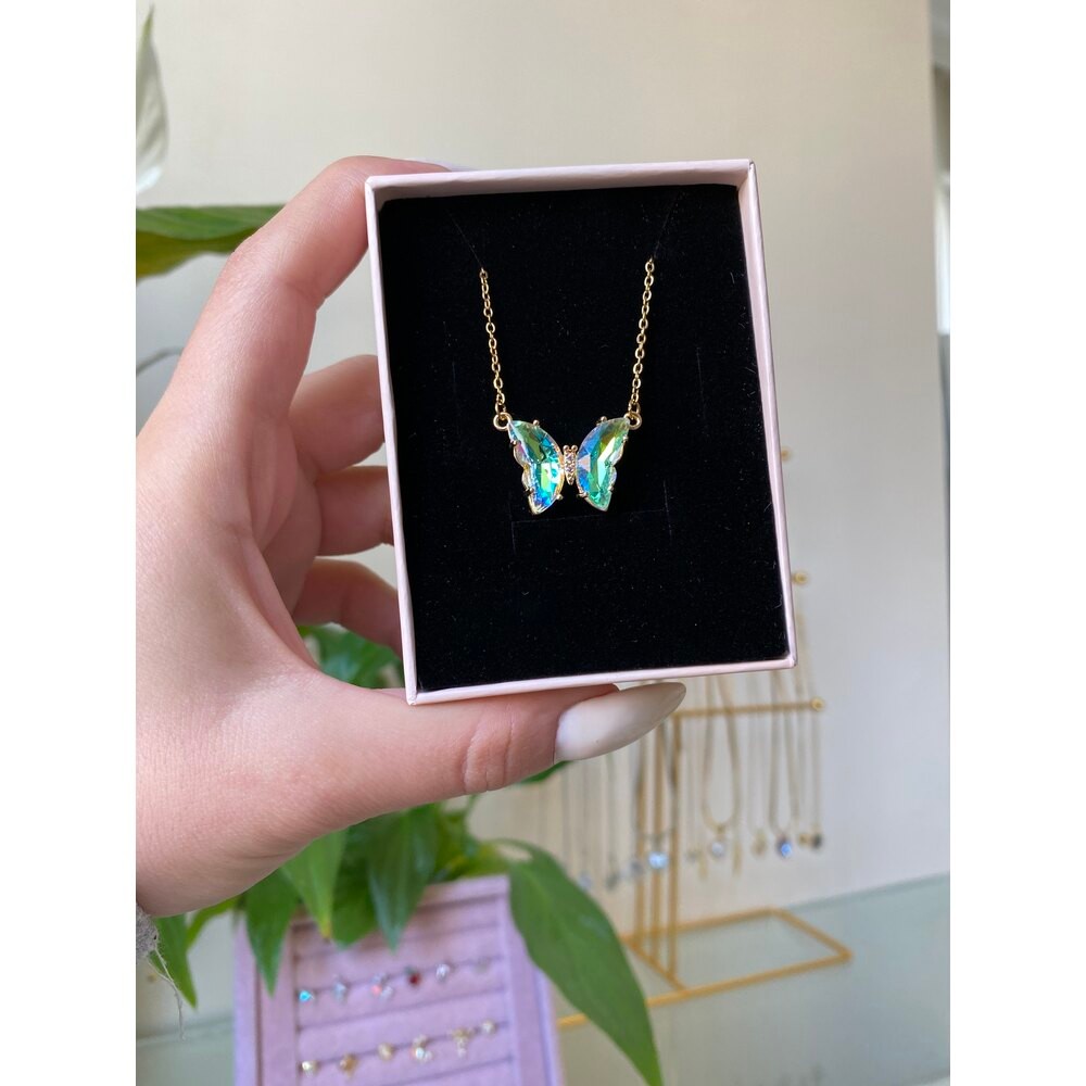 çelik | mariposa kolye