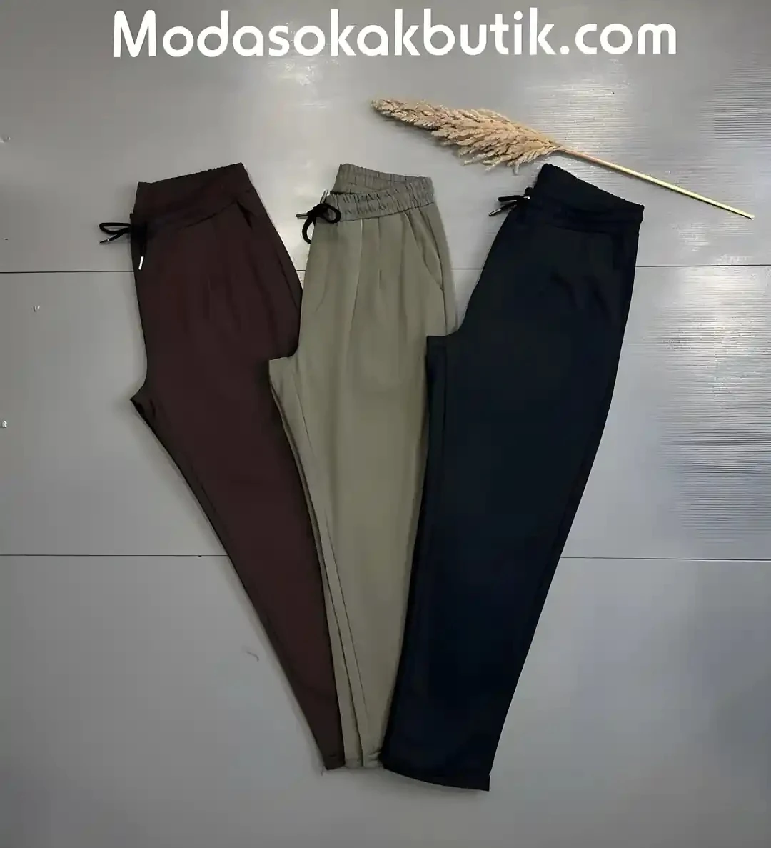 Erkek Fileli Kumaş 3 Renk Pantolon Kombin