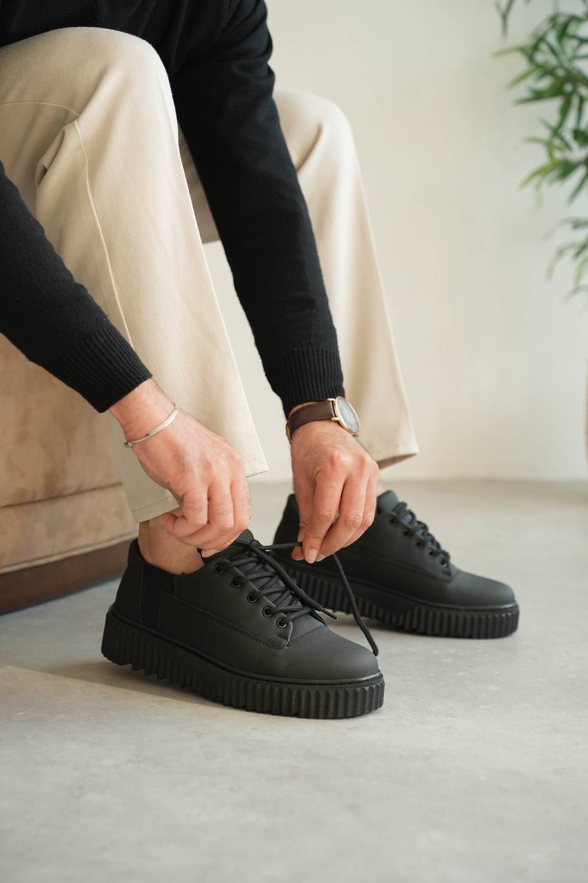 KB-X516 Kuback Kömür Cilt Günlük Erkek Ayakkabı