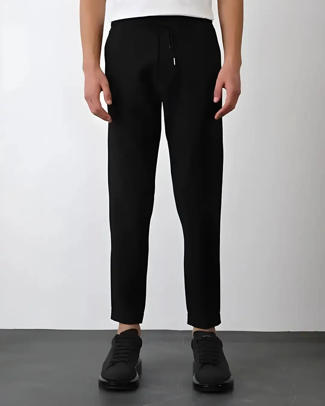 Erkek Siyah Jogger Pantolon