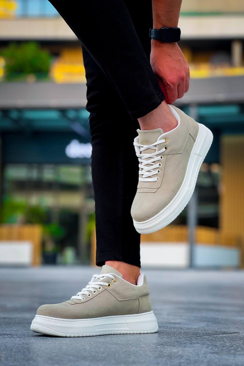 KB-X20 Kuback Bej Süet  Günlük Erkek Ayakkabı