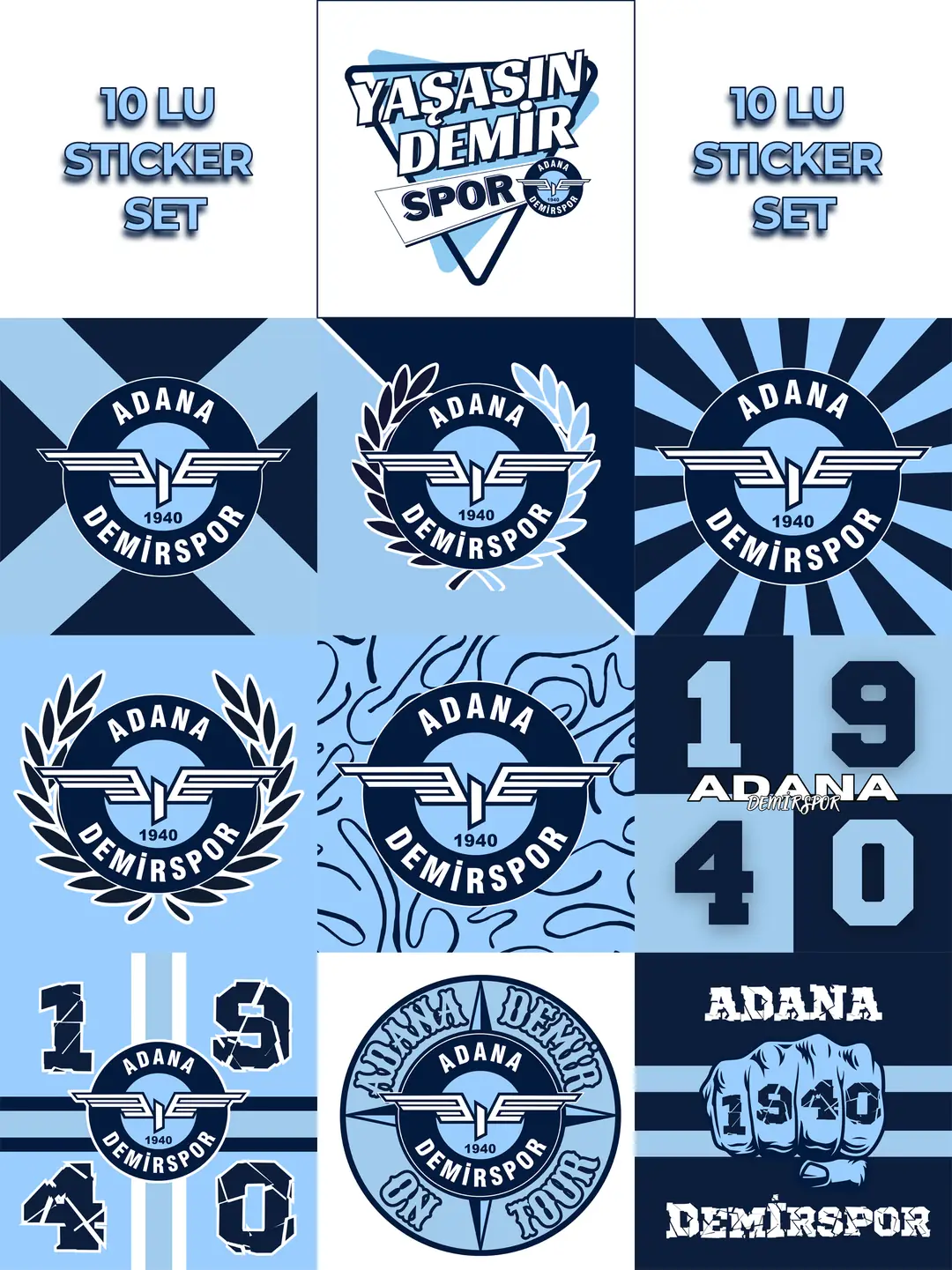 Sticker Yaşasın Demirspor 10 Adet