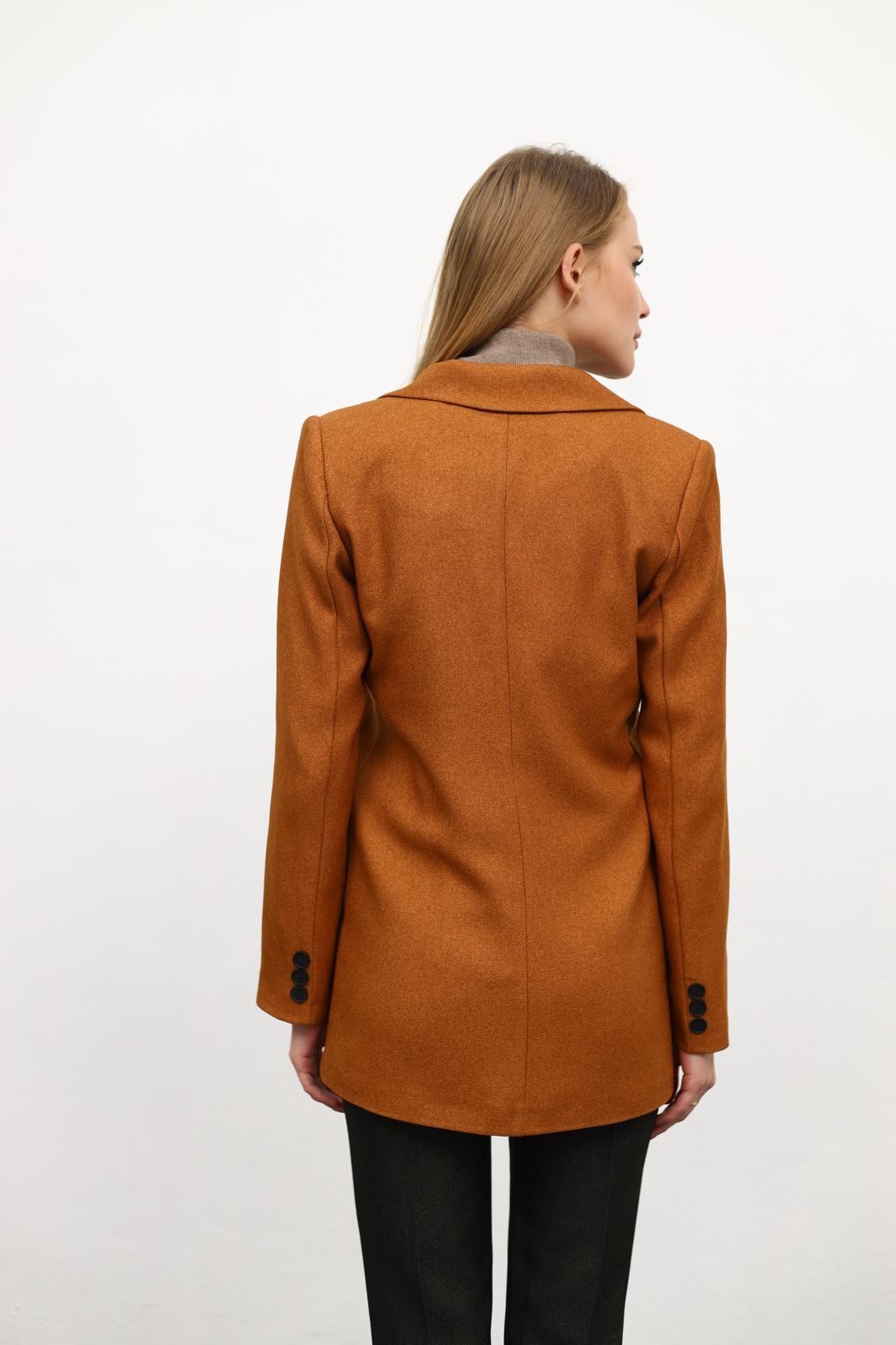 Tarçın Rengi Blazer Ceket