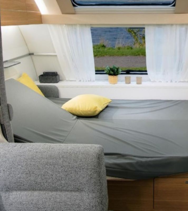 Adria Adora 673 PK   Karavan Yatağınıza Tam Uyumlu Lastikli Çarşaf ve Yastık Kılıfı