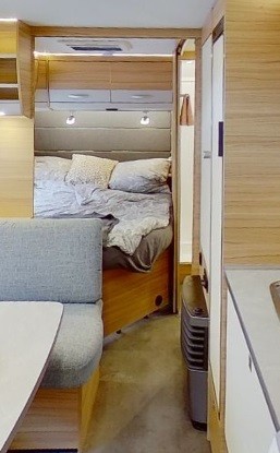 DETHLEFFS Camper 560 FMK Karavan Yatağınıza Tam Uyumlu Lastikli Çarşaf ve Yastık Kılıfı