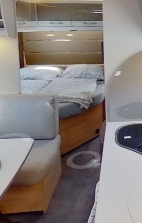 DETHLEFFS Nomad 560 FMK Karavan Yatağınıza Tam Uyumlu Lastikli Çarşaf ve Yastık Kılıfı