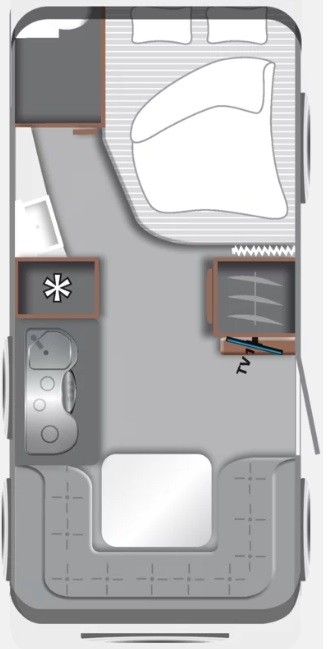 LMC TANDERO 480 D  Karavan Yatağınıza Tam Uyumlu Lastikli Çarşaf ve Yastık Kılıfı