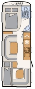 DETHLEFFS Camper 650 FMK Karavan Yatağınıza Tam Uyumlu Lastikli Çarşaf ve Yastık Kılıfı