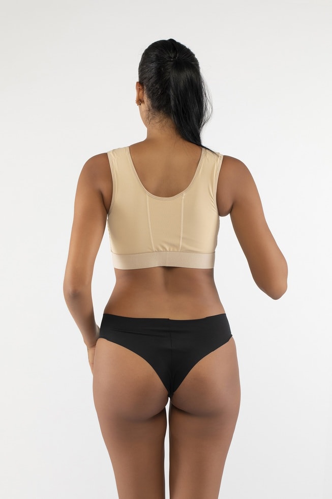 Liposuction Sütyen Fermuarlı Bandajlı Ten Code 1812