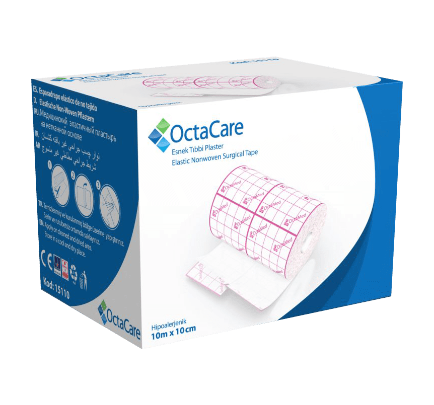 Octacare Esnek Tıbbi Flaster Fix  - 10m x 10 cm