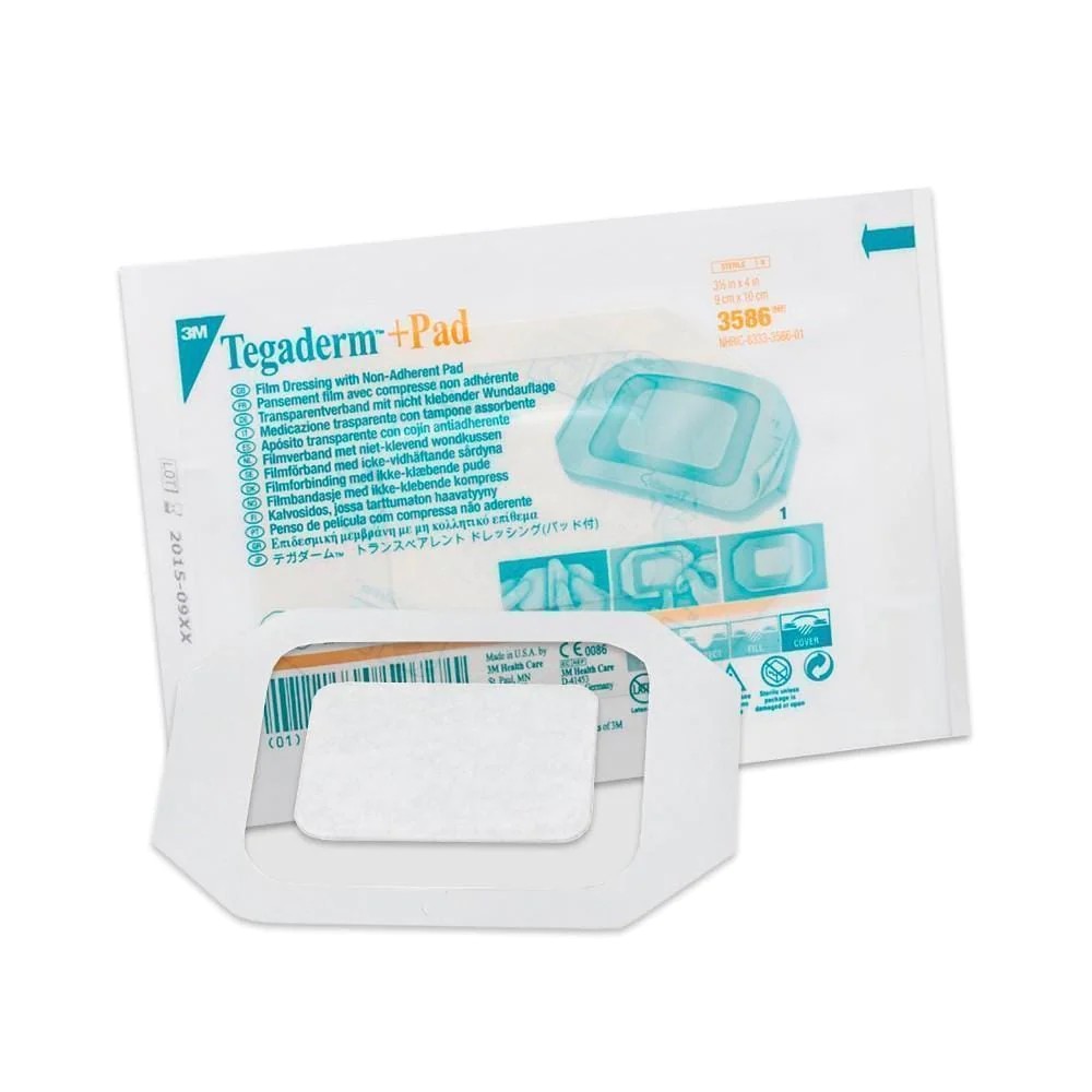 Tegaderm+Pad Şeffaf Yara Örtüsü 9cm x 10 cm 3586