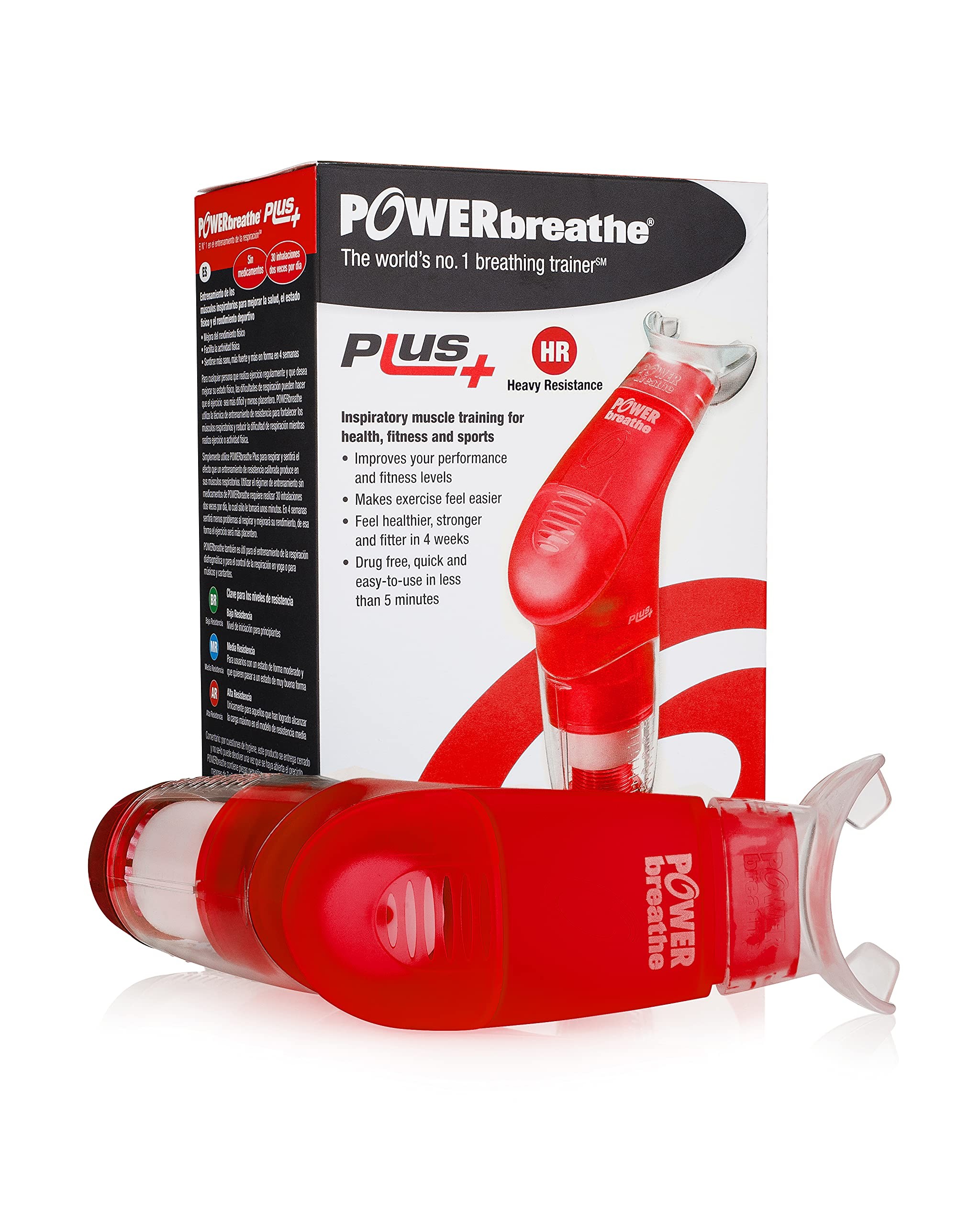 POWERbreathe Plus HR (Heavy Resistance Kırmızı) 