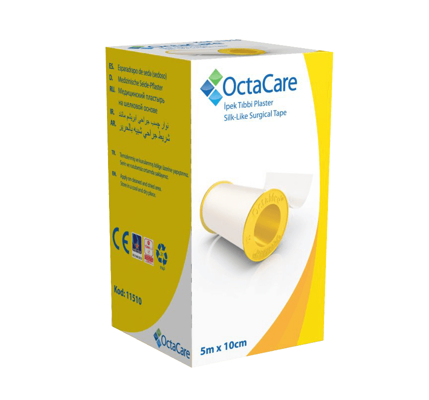 Octacare İpek Tıbbi Flaster - 5m x 10 cm