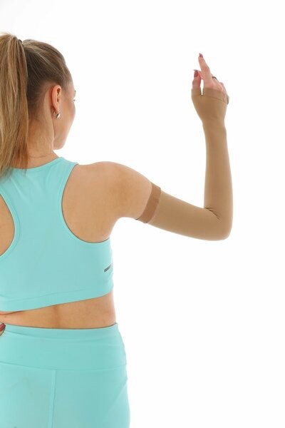 Ccl1 (18-21Mmhg) Lenf Ödem Kolluğu – Parmaktan Omuza Silikon Bantlı